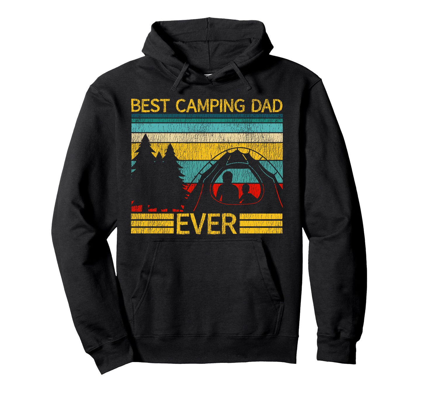 Tent Camping Husband Dad Father Family Hoodie - Unique Graphic for Adults - T-Shirt, Sweatshirt, Hoodie