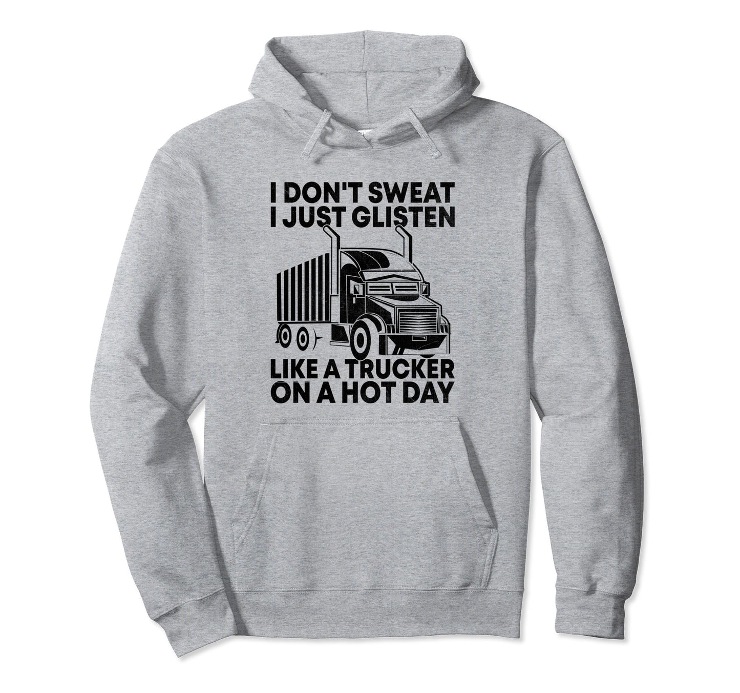 Trucker Driving Dad Trucker Father Hoodie - Custom Art Print Men Women - T-Shirt, Sweatshirt, Hoodie