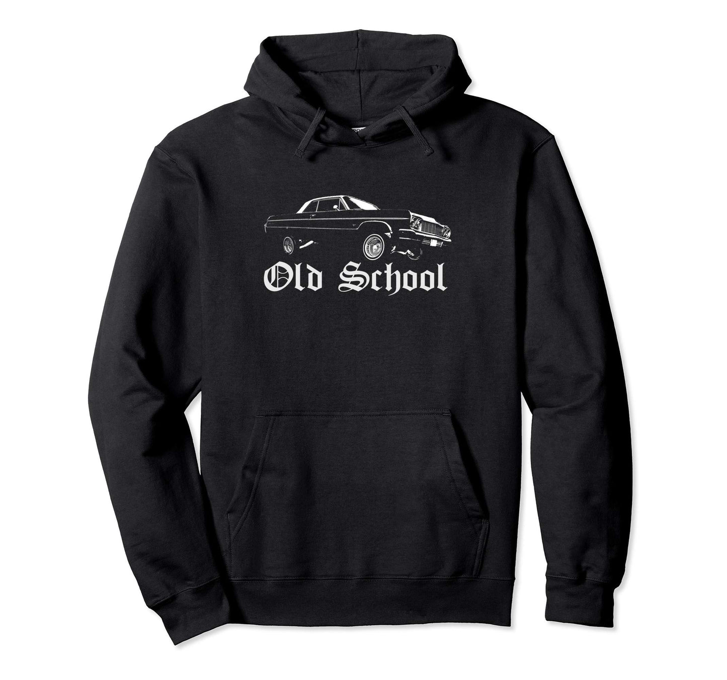 Lowrider Old School Cholo Mexican Hoodie - Graphic Print Unisex - T-Shirt, Sweatshirt, Hoodie