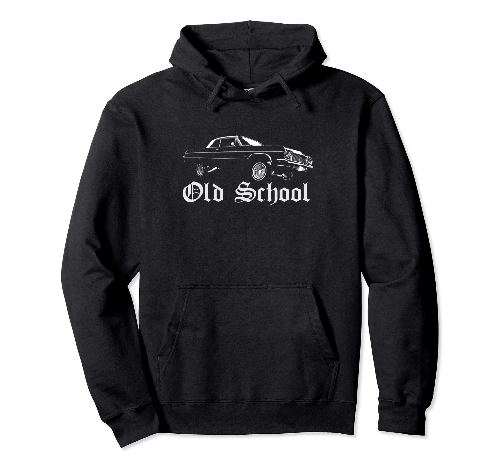 Lowrider Old School Cholo Mexican Hoodie - Graphic Print Unisex - T-Shirt, Sweatshirt, Hoodie