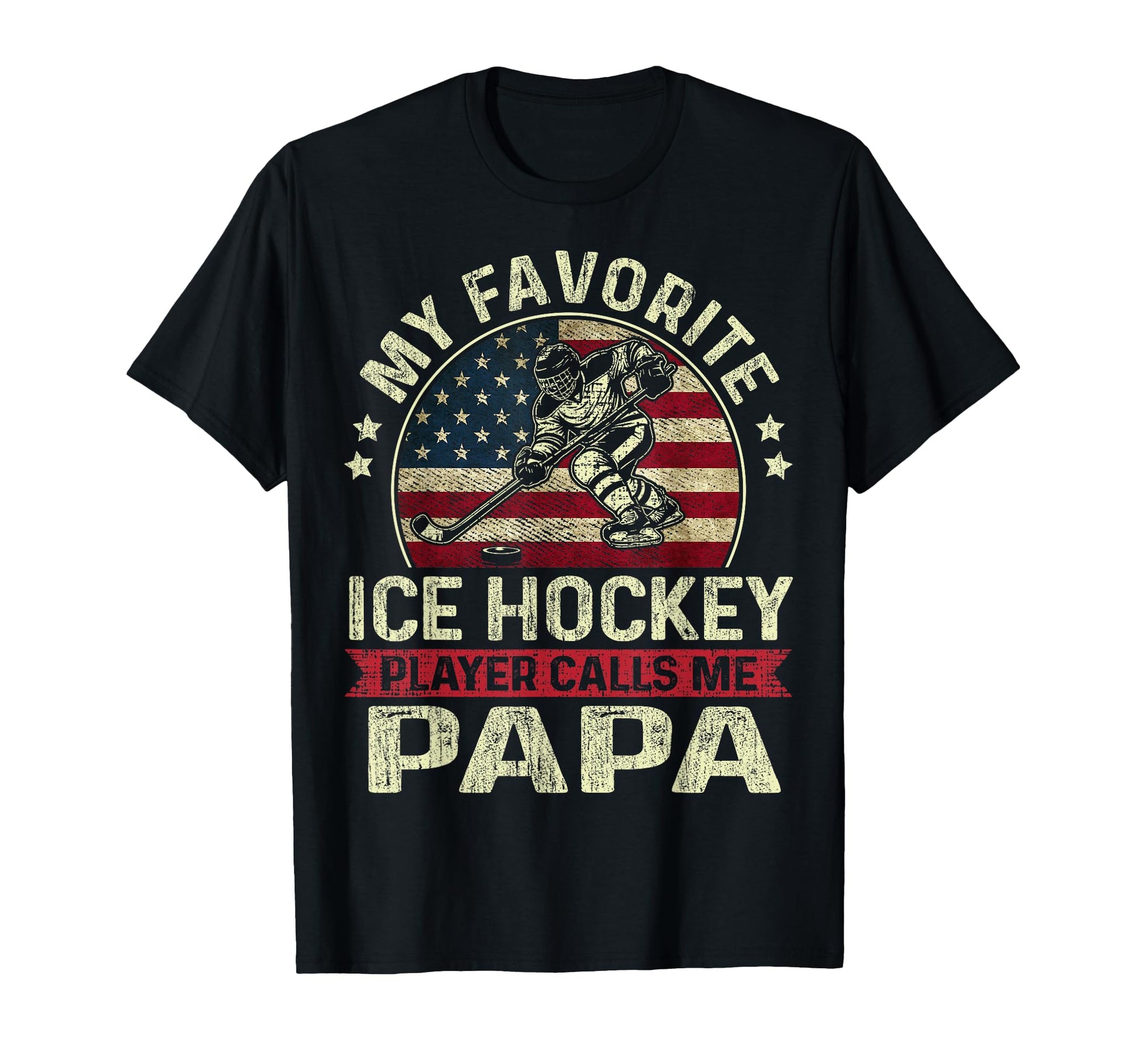 Fathers Day Favorite Ice Hockey T-Shirt - Novelty Apparel for Adults - T-Shirt, Sweatshirt, Hoodie