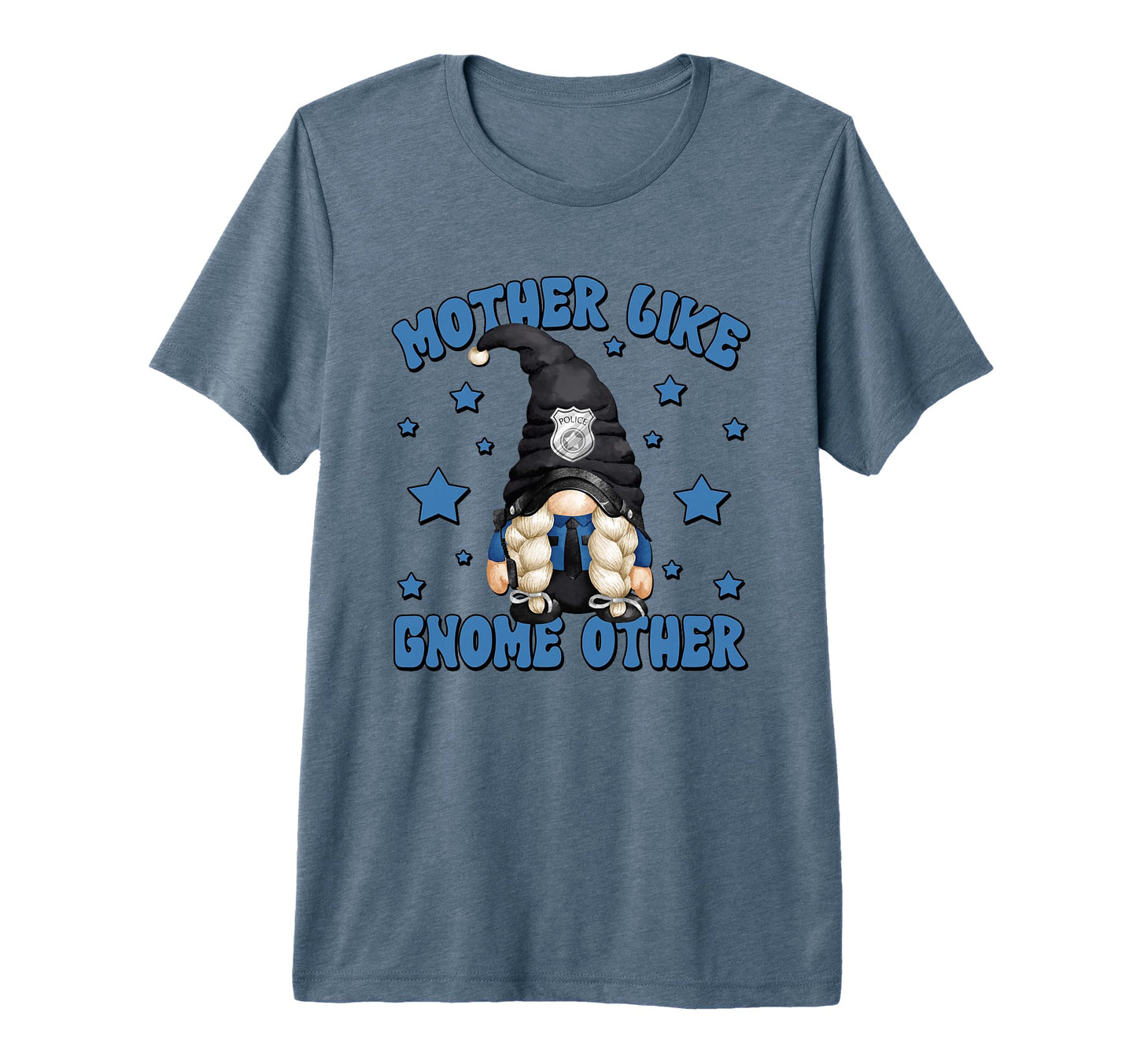 Police Grandma Gnome Police Officer Mom T-Shirt - Unique Graphic Unisex - T-Shirt, Sweatshirt, Hoodie