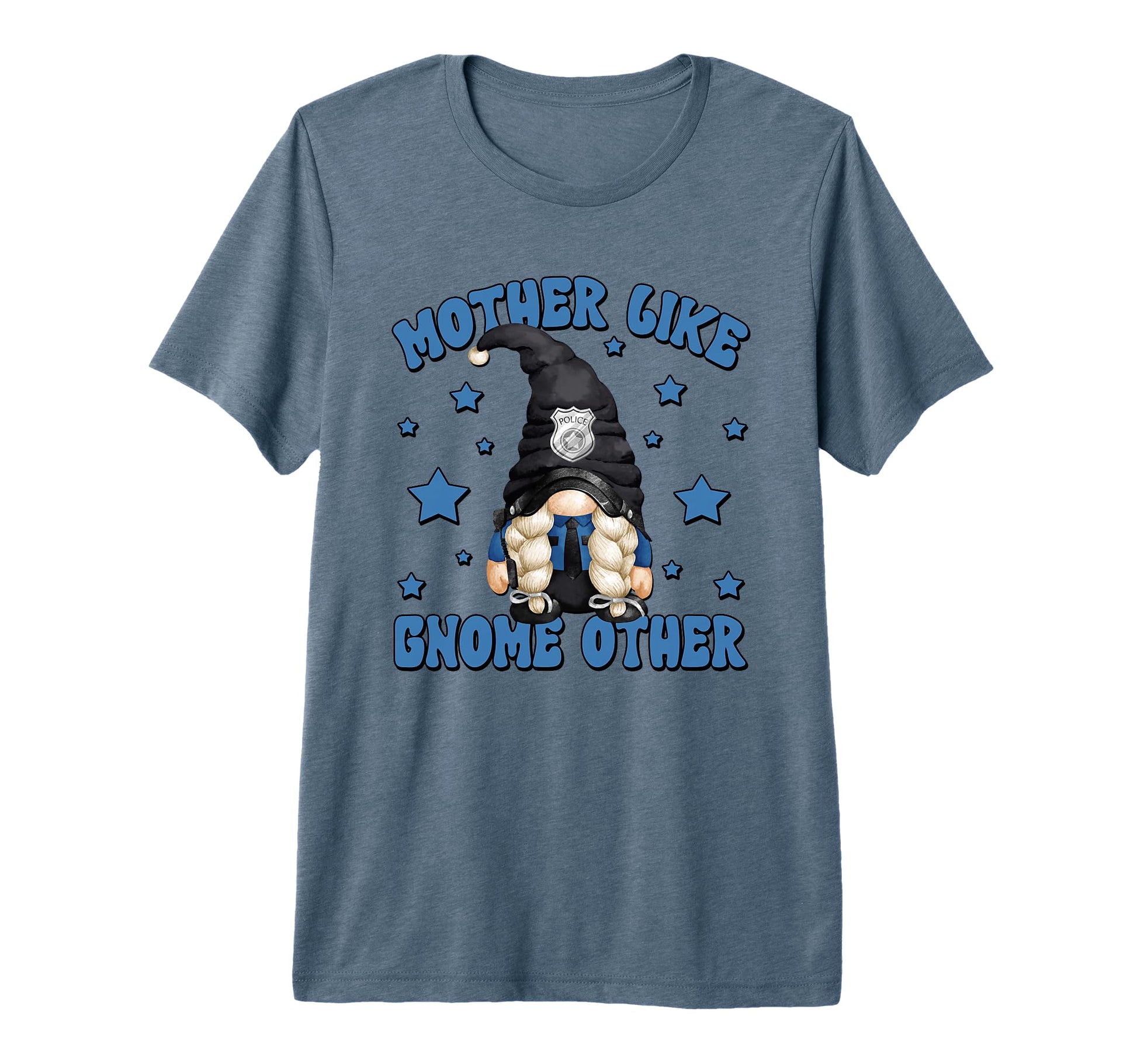 Police Grandma Gnome Police Officer Mom T-Shirt - Unique Graphic Unisex - T-Shirt, Sweatshirt, Hoodie