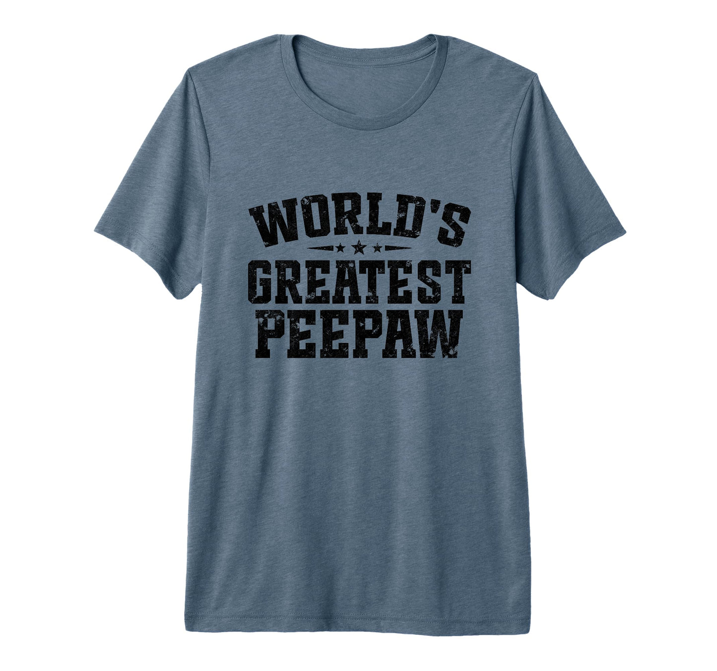 Mens Worlds Greatest Peepaw Fathers Day Dad T-Shirt - Graphic Print Unisex - T-Shirt, Sweatshirt, Hoodie