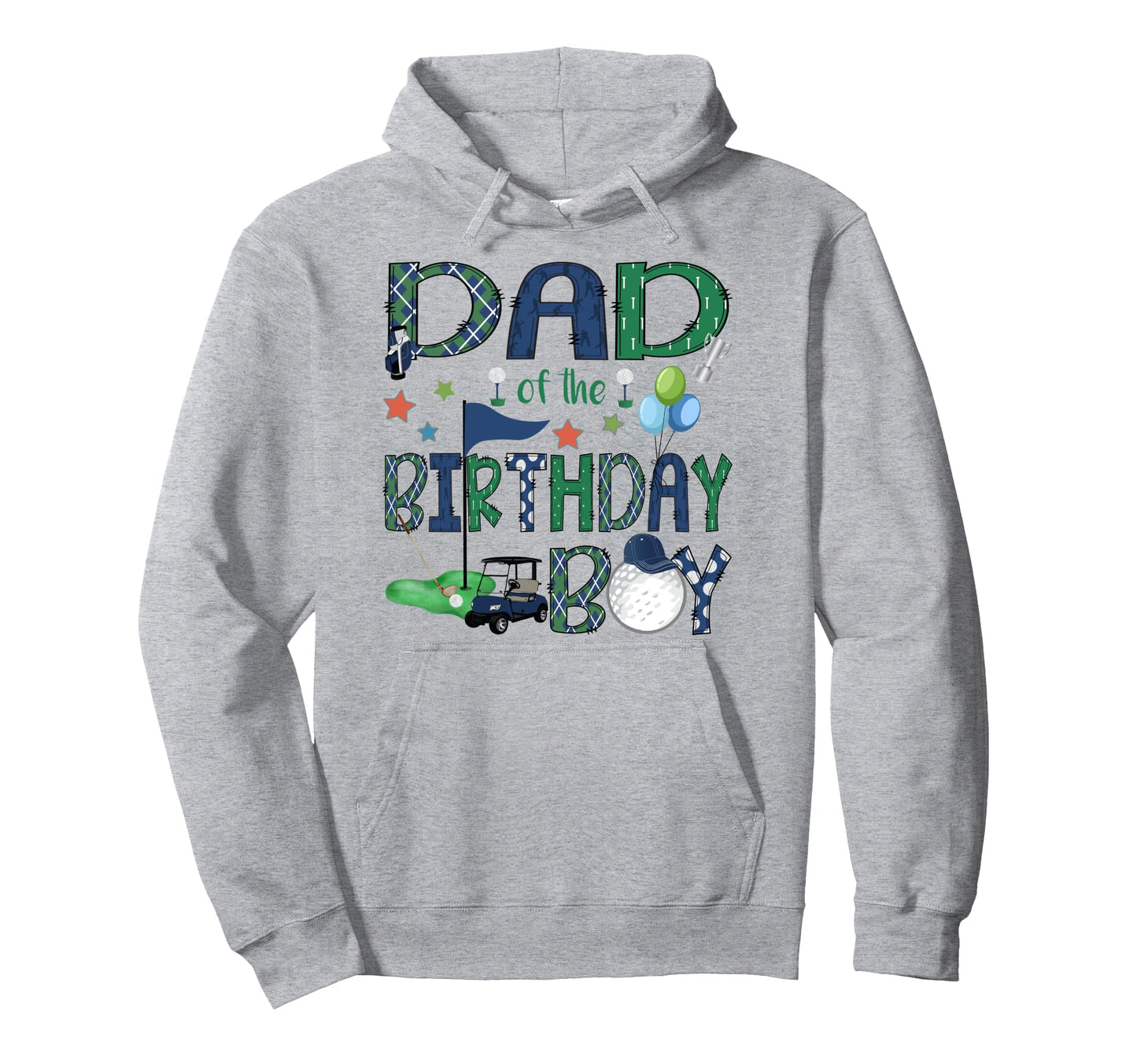 Dad Birthday Hole One Golf Lover Hoodie - Novelty Apparel Men Women - T-Shirt, Sweatshirt, Hoodie