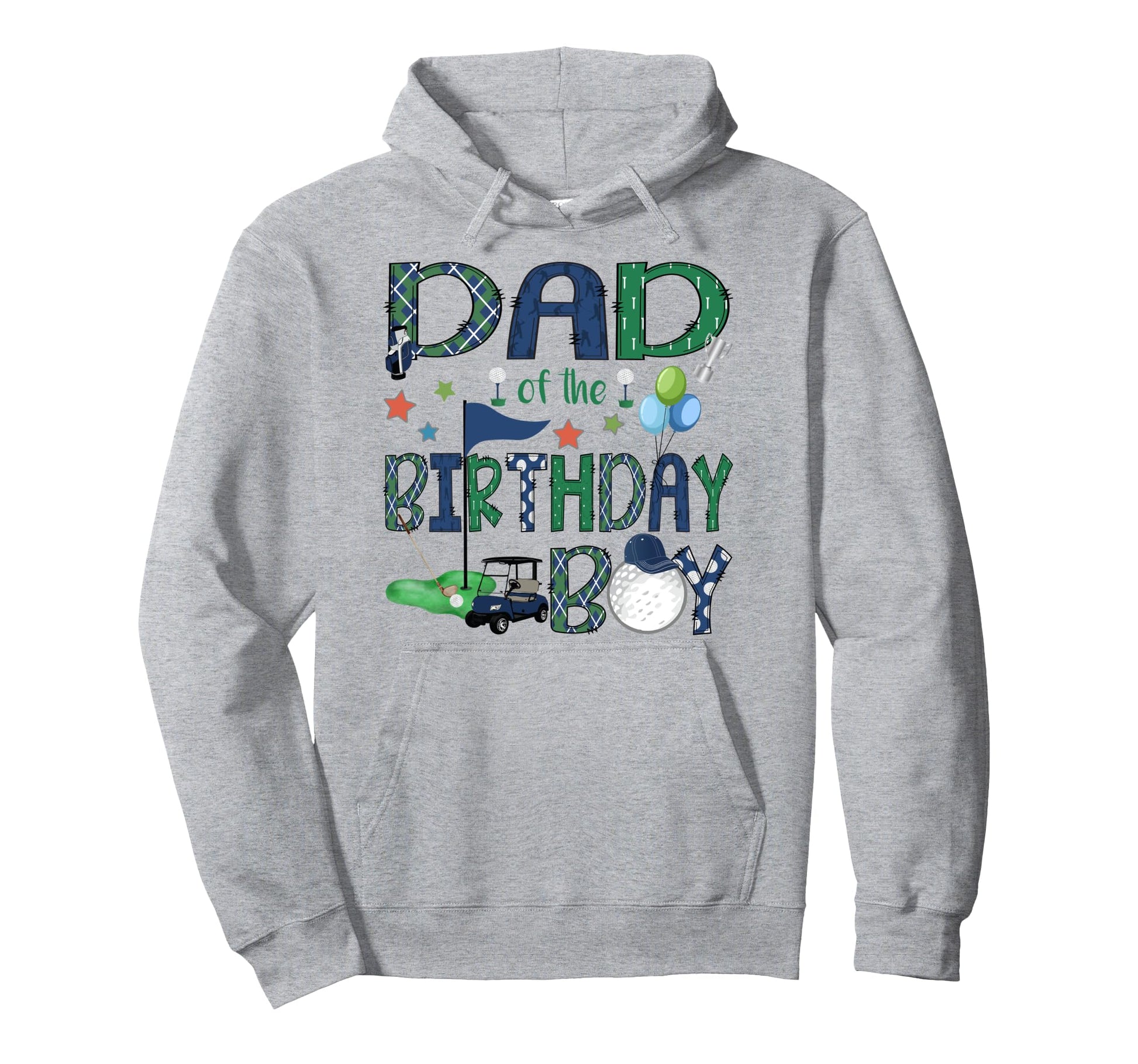 Dad Birthday Hole One Golf Lover Hoodie - Novelty Apparel Men Women - T-Shirt, Sweatshirt, Hoodie