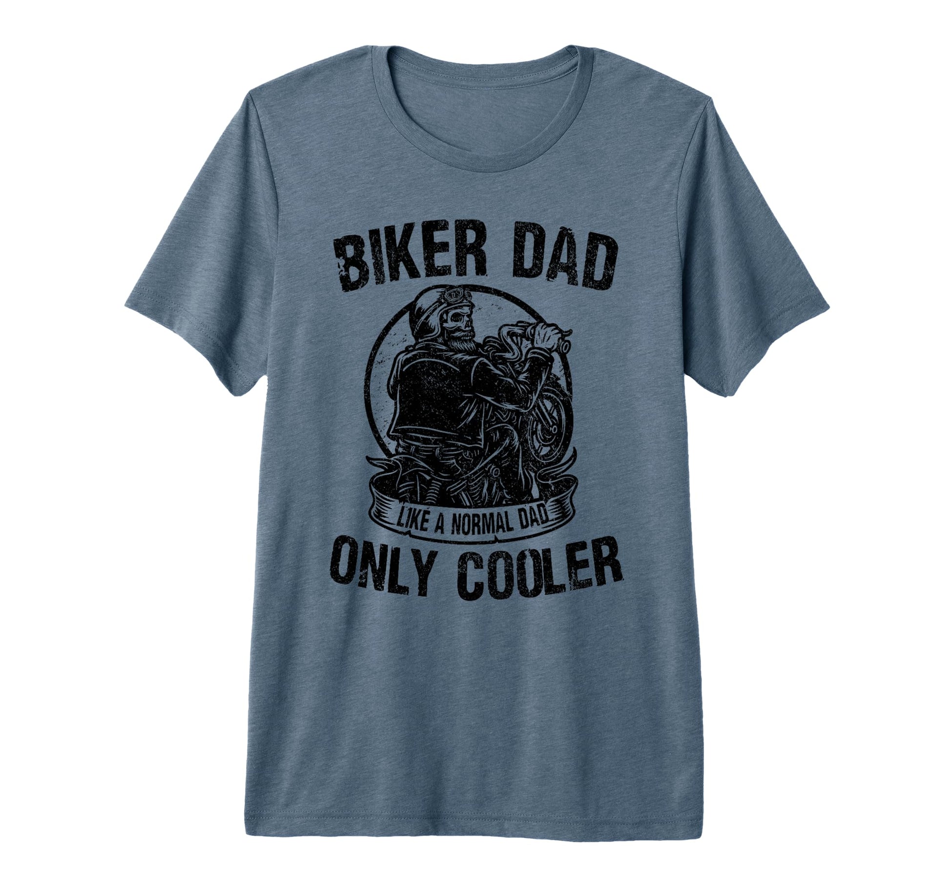 Biker Dad Fathers Day Motorcycle Lover T-Shirt - Minimalist Print Unisex - T-Shirt, Sweatshirt, Hoodie