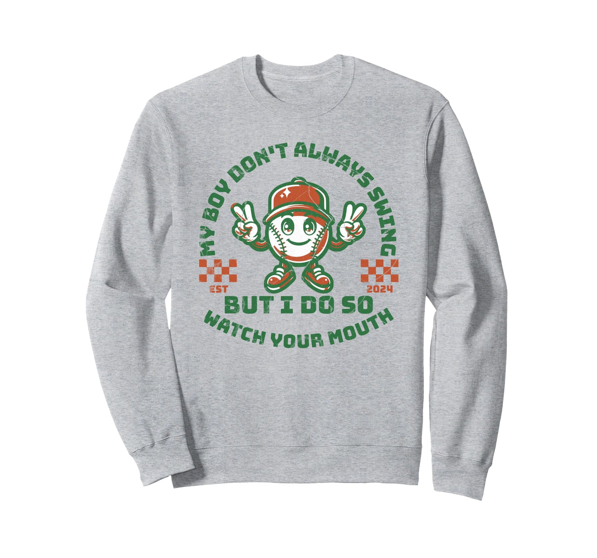 My Might Not Always Swing But I Sweatshirt - Aesthetic Graphic for Adults - T-Shirt, Sweatshirt, Hoodie