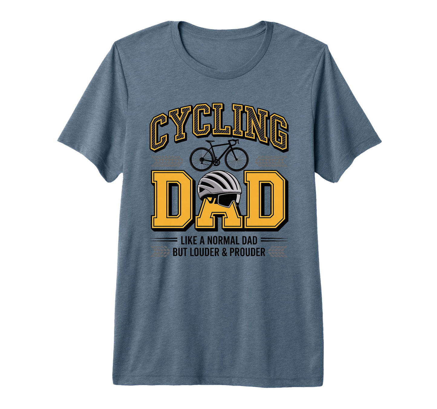 Mens Cycling Dad Like Normal Dad But T-Shirt - Graphic Print for Adults - T-Shirt, Sweatshirt, Hoodie
