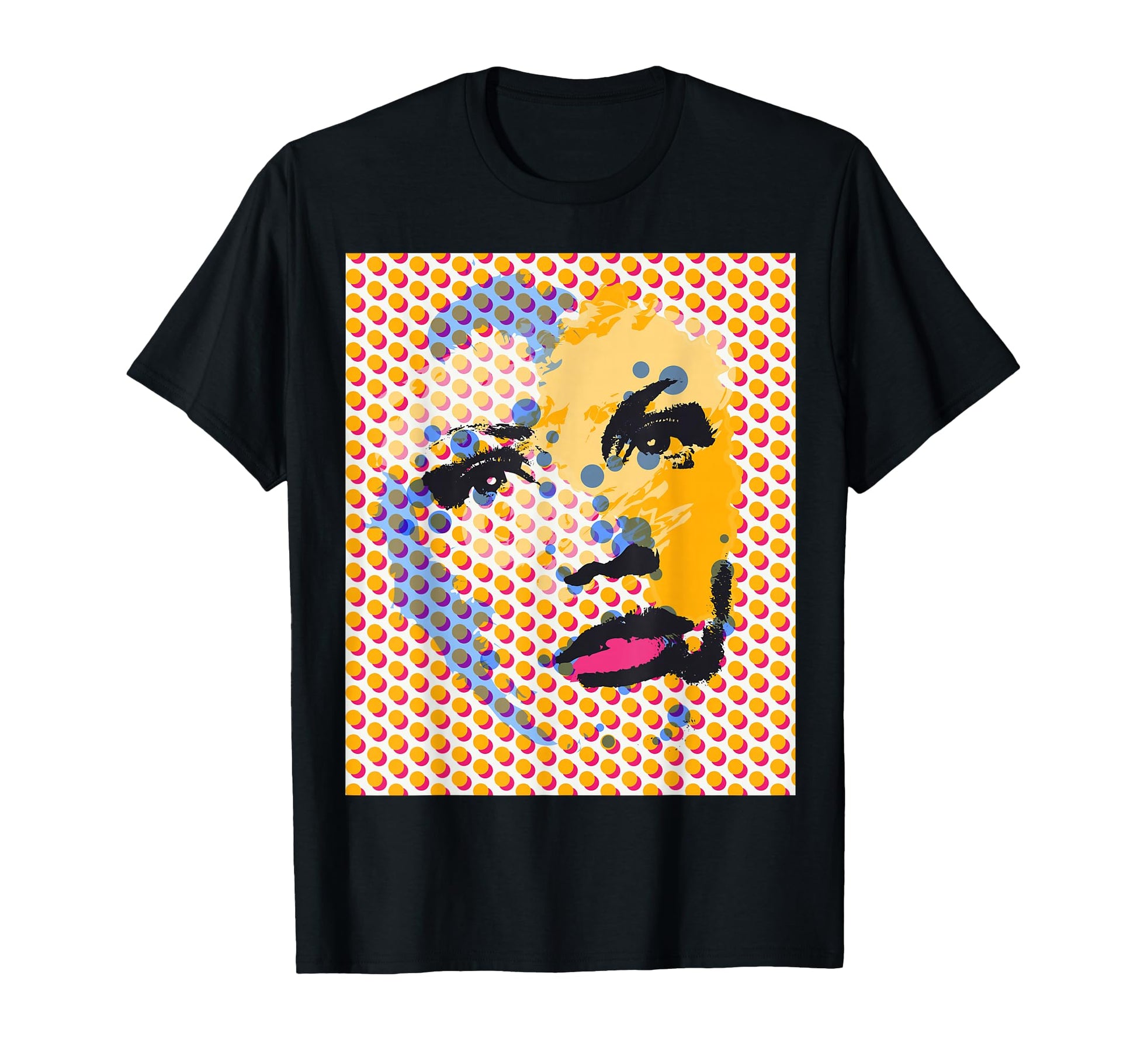 Pop Art 60S Love Portrait Face T-Shirt - Graphic Print Men Women - T-Shirt, Sweatshirt, Hoodie