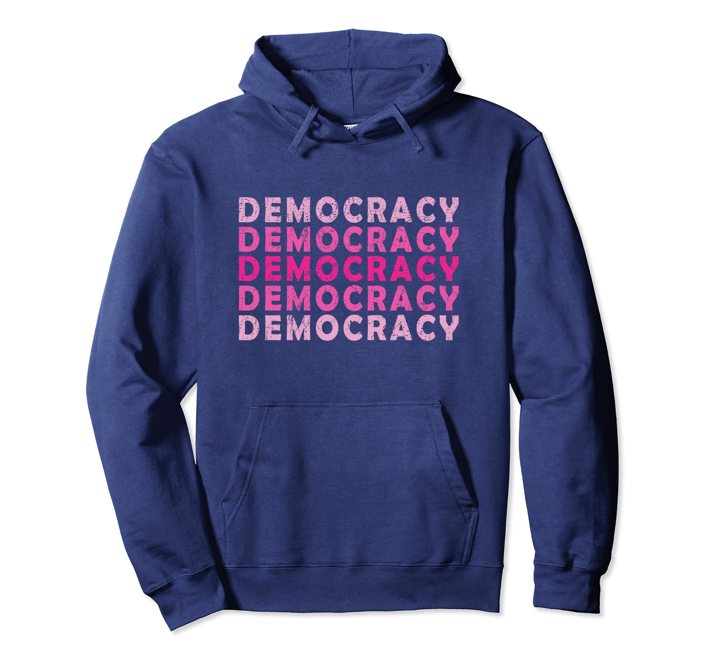 Democracy Pop Culture Hoodie - Graphic Print Unisex - T-Shirt, Sweatshirt, Hoodie