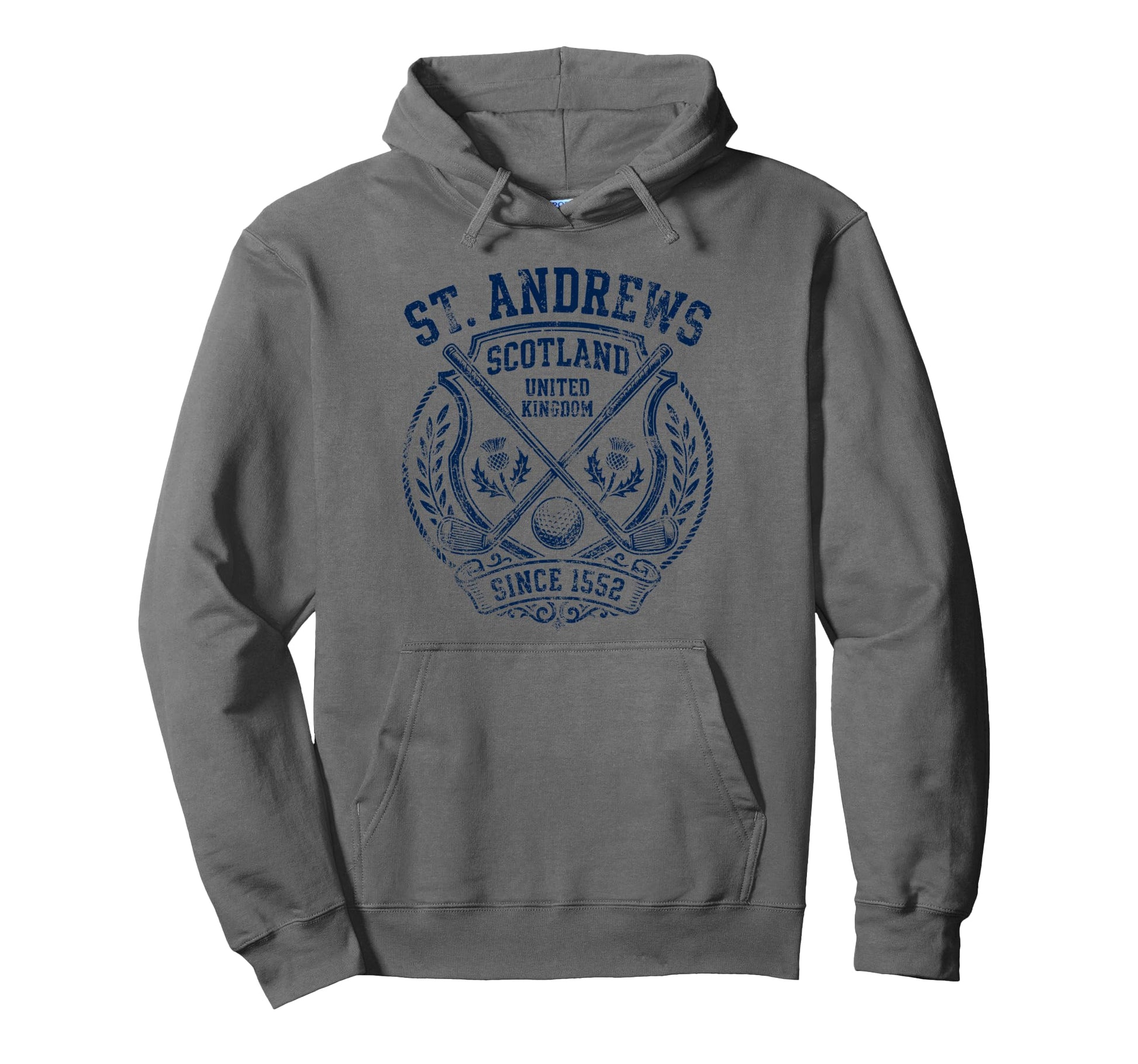 St Andrews Since 1552 Collegiate Navy Hoodie - Custom Art Print for Adults - T-Shirt, Sweatshirt, Hoodie