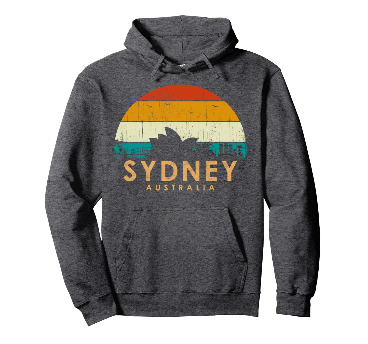 Landscape Sun Skyline Sydney Hoodie - Aesthetic Graphic for Adults - T-Shirt, Sweatshirt, Hoodie