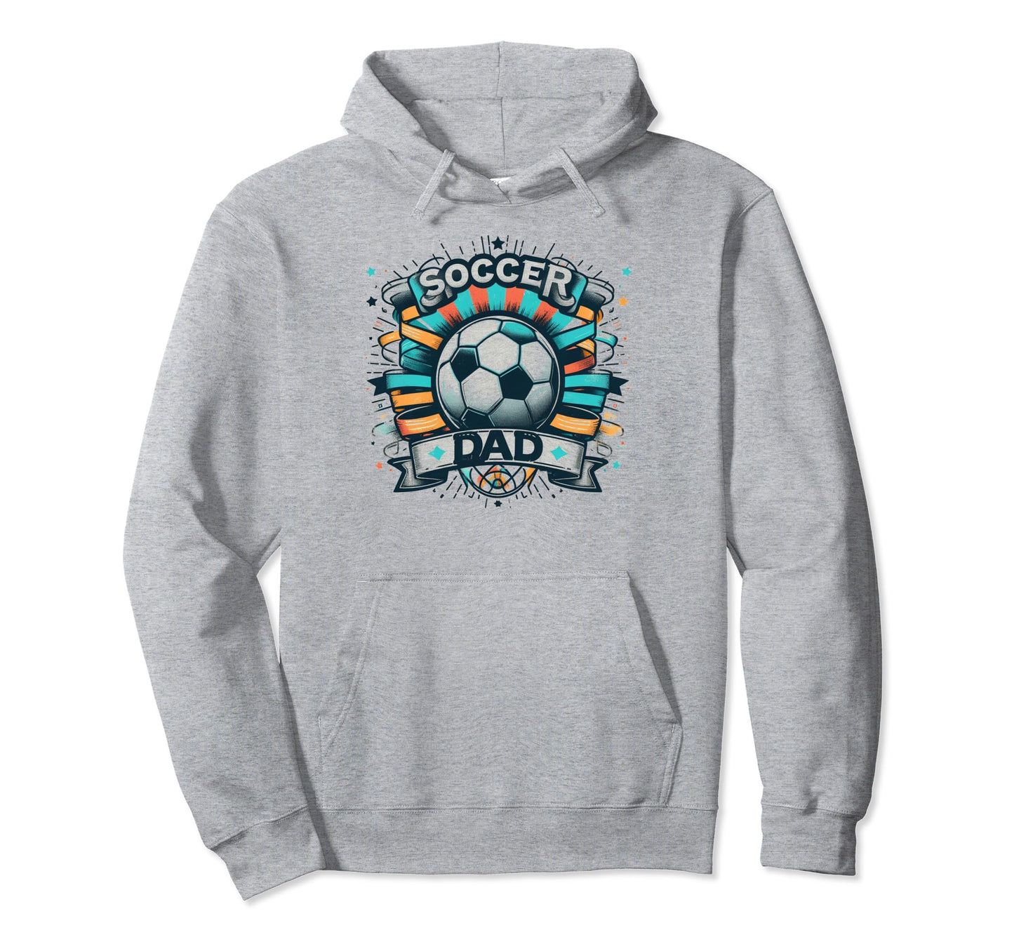 Soccer Dad Family Matching Dad Hoodie - Fun Novelty Design for Adults - T-Shirt, Sweatshirt, Hoodie