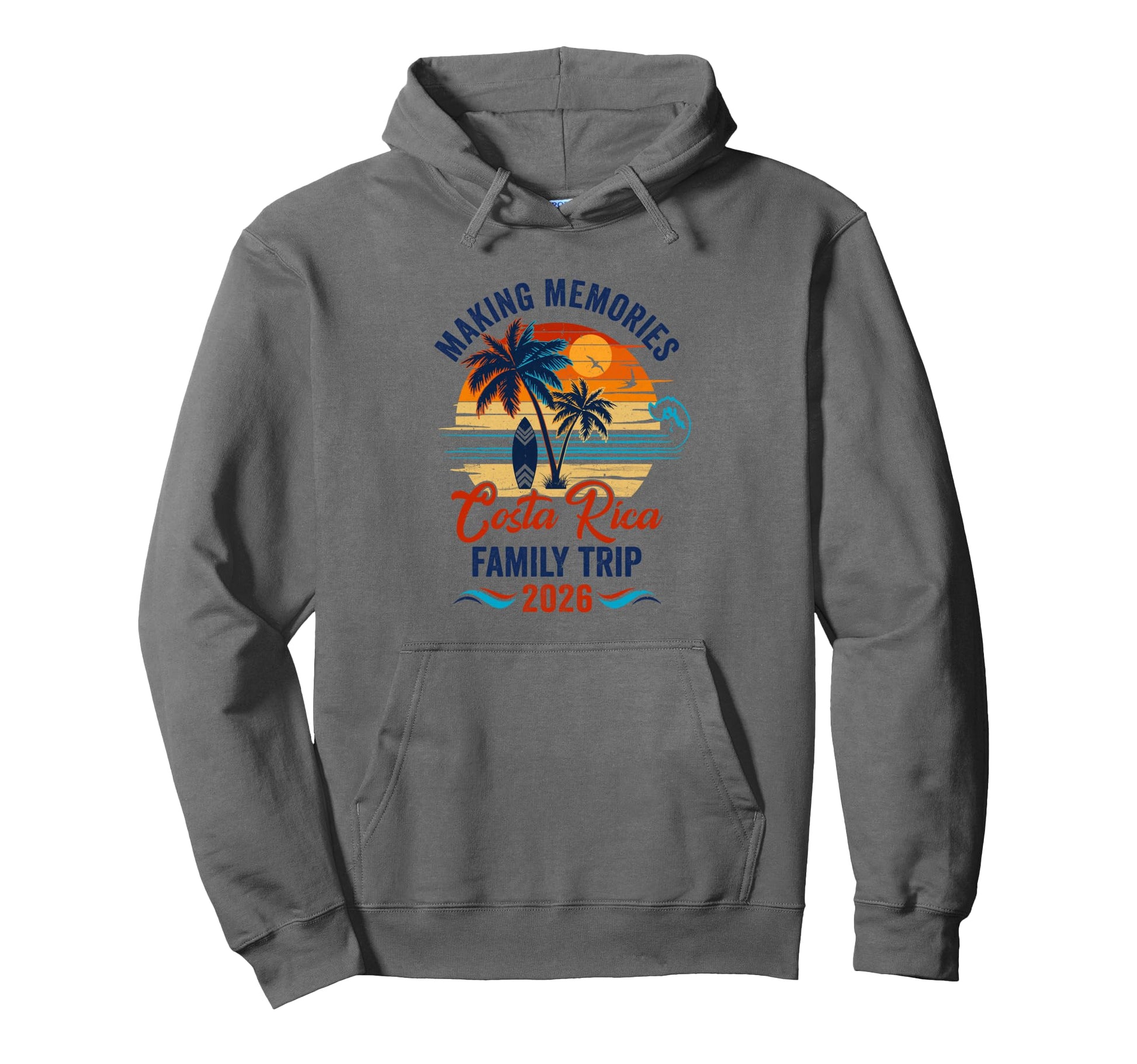 Costa Rica Family Vacation 2026 Making Hoodie - Minimalist Print Men Women - T-Shirt, Sweatshirt, Hoodie