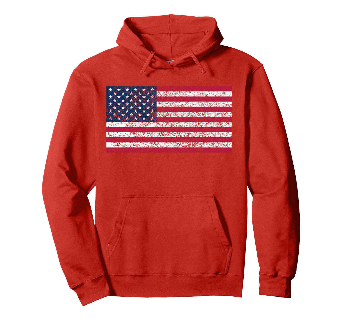 Distressed Mens Womens Usa American Flag Hoodie - Streetwear Style Unisex - T-Shirt, Sweatshirt, Hoodie