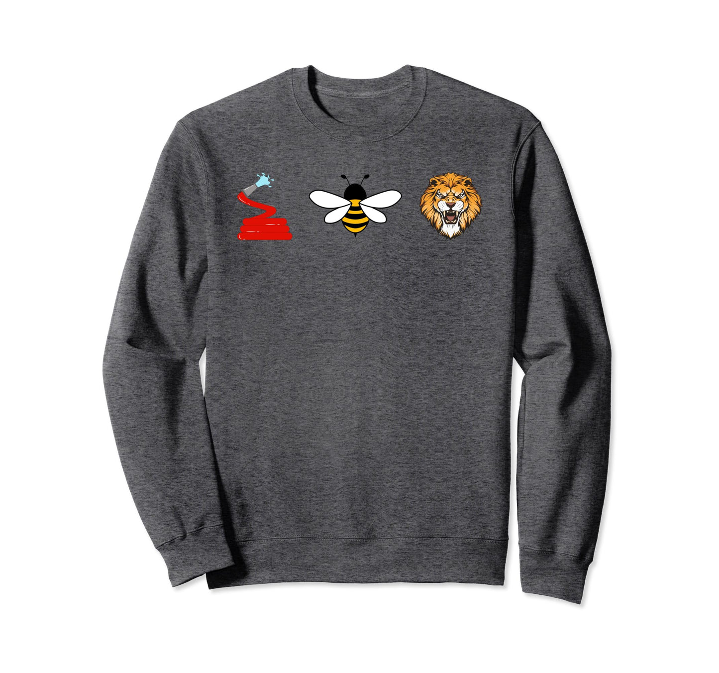 Hoes Bee Lion Funny Dad Sweatshirt - Casual Everyday Wear for Adults - T-Shirt, Sweatshirt, Hoodie