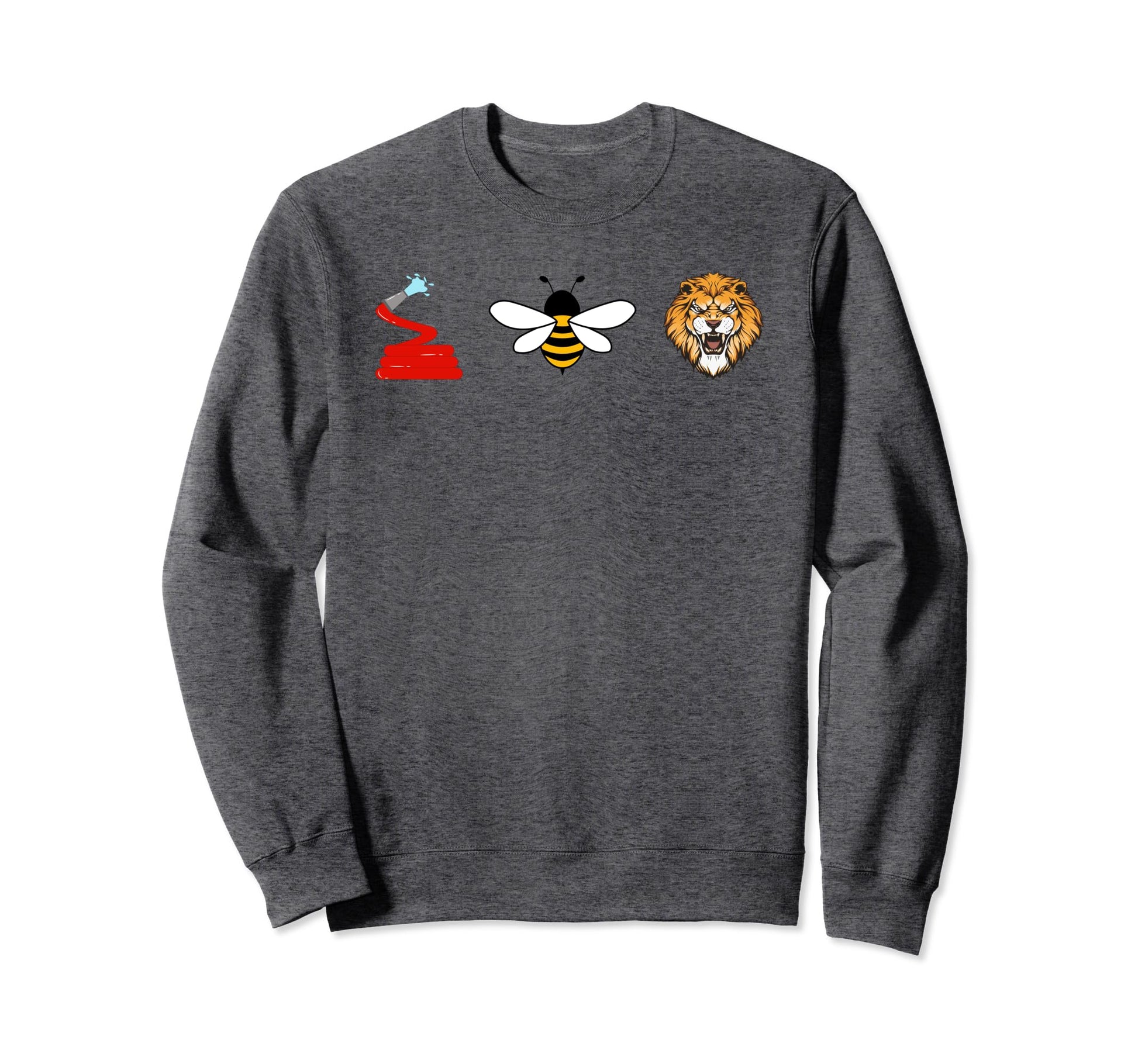 Hoes Bee Lion Funny Dad Sweatshirt - Casual Everyday Wear for Adults - T-Shirt, Sweatshirt, Hoodie