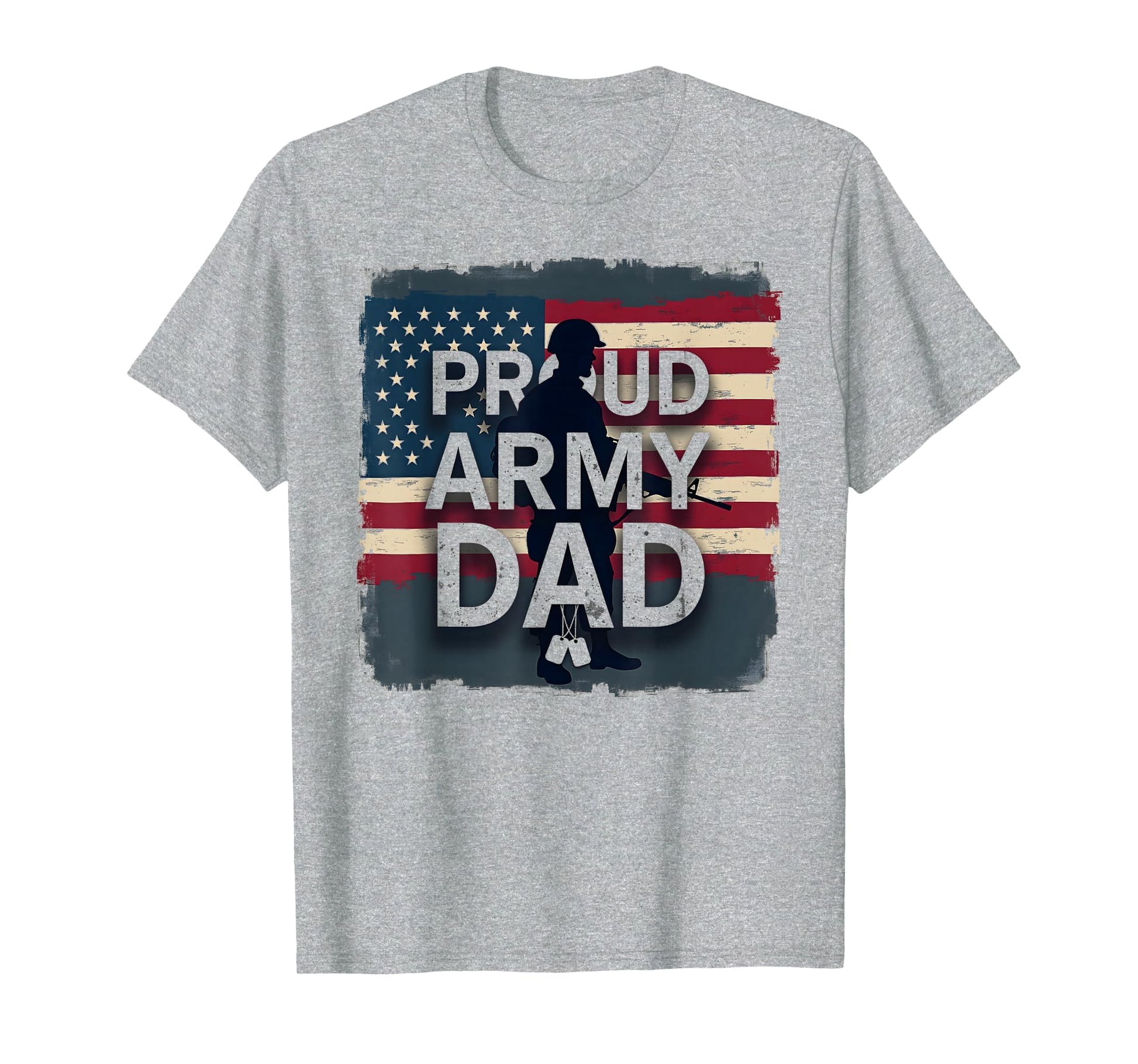 Proud Army Dad Patriotic Military Father T-Shirt - Streetwear Style Unisex - T-Shirt, Sweatshirt, Hoodie
