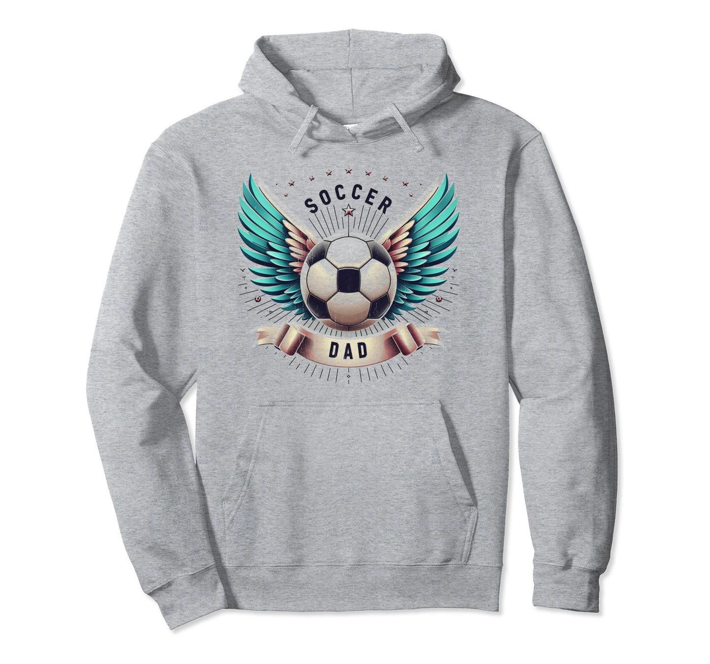 Soccer Dad Family Matching Dad Fathers Hoodie - Fun Novelty Design Unisex - T-Shirt, Sweatshirt, Hoodie