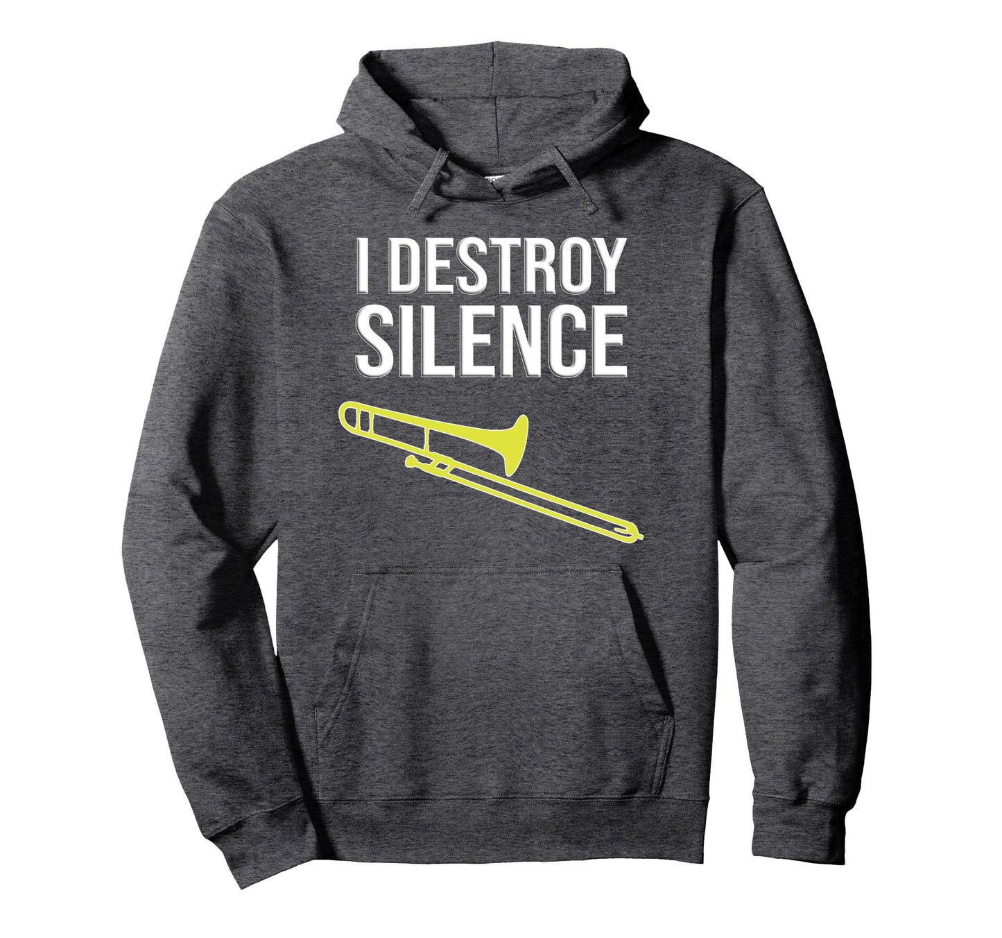 I Destroy Silence Concert Marching Band Hoodie - Minimalist Print Unisex - T-Shirt, Sweatshirt, Hoodie