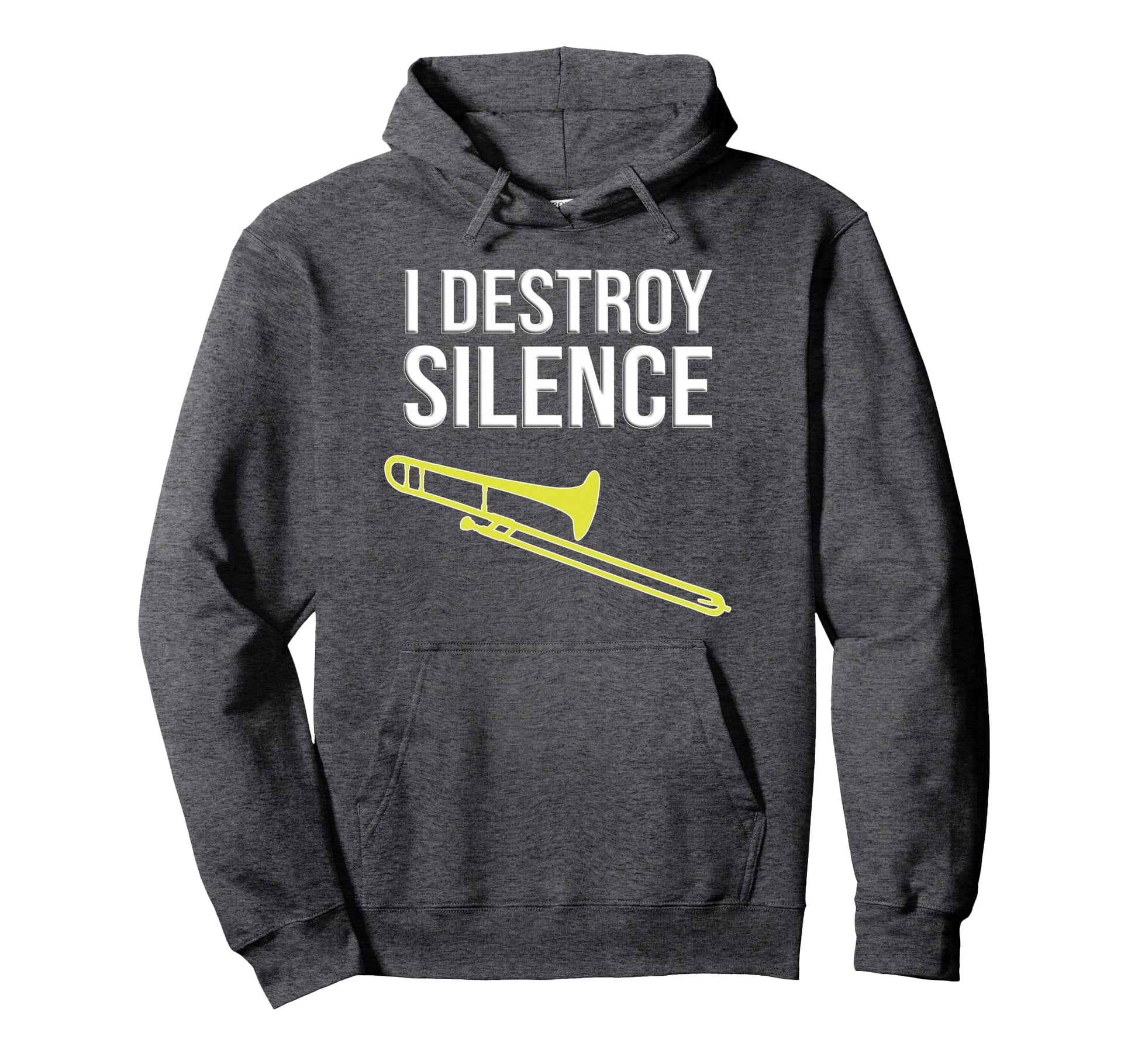 I Destroy Silence Concert Marching Band Hoodie - Minimalist Print Unisex - T-Shirt, Sweatshirt, Hoodie