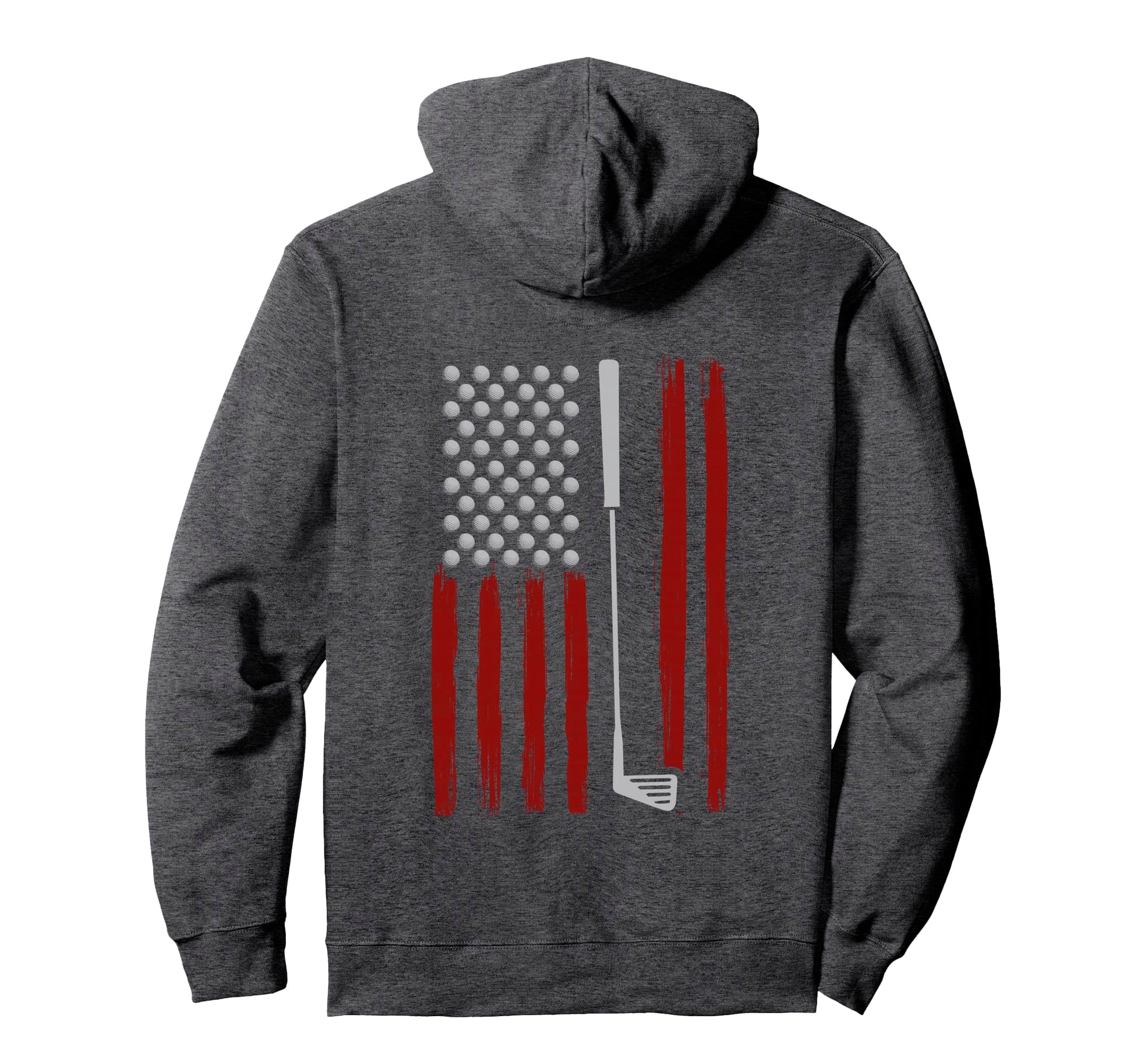 American Flag Golf Golfer Funny Golf Club Hoodie - Streetwear Style Unisex - T-Shirt, Sweatshirt, Hoodie