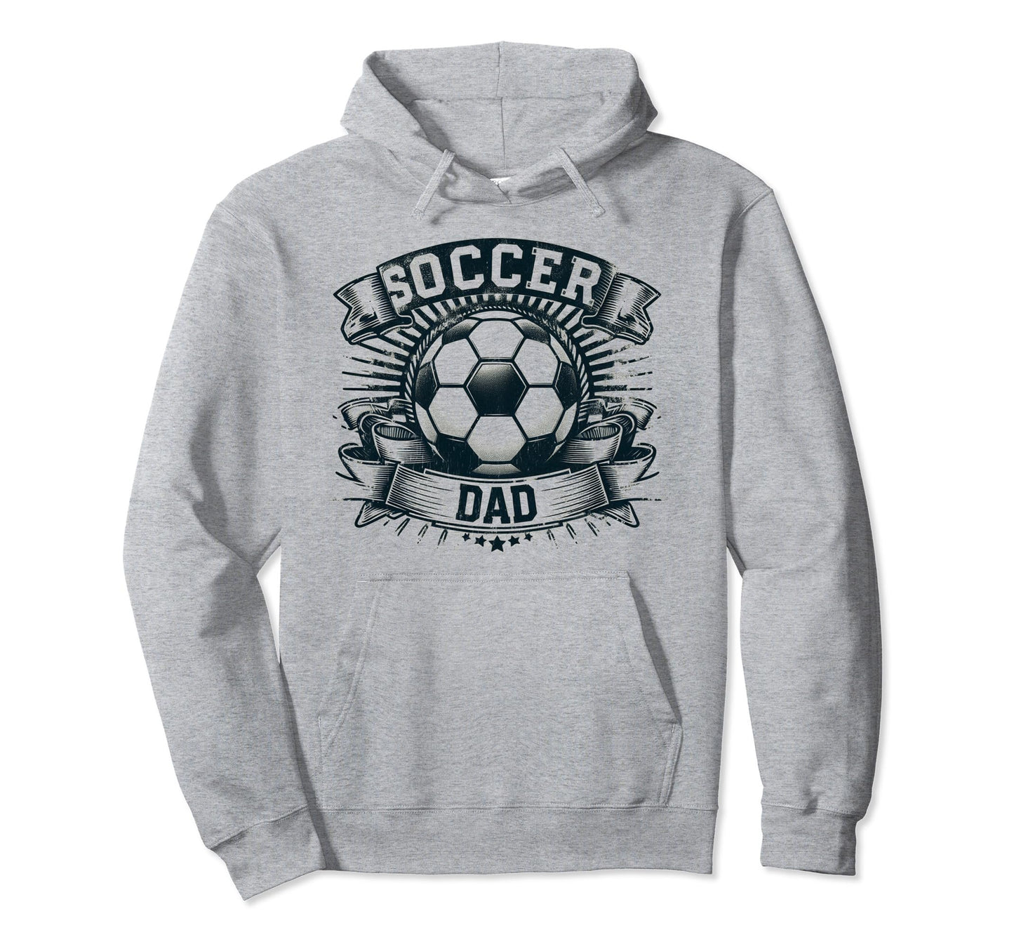 Soccer Dad Family Matching Dad Hoodie - Casual Everyday Wear for Adults - T-Shirt, Sweatshirt, Hoodie