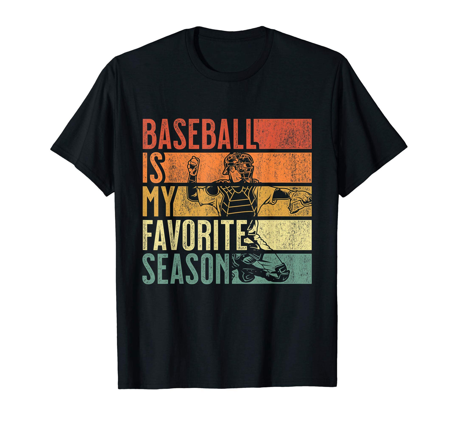 Distressed Baseball Is My Favorite T-Shirt - Aesthetic Graphic Men Women - T-Shirt, Sweatshirt, Hoodie