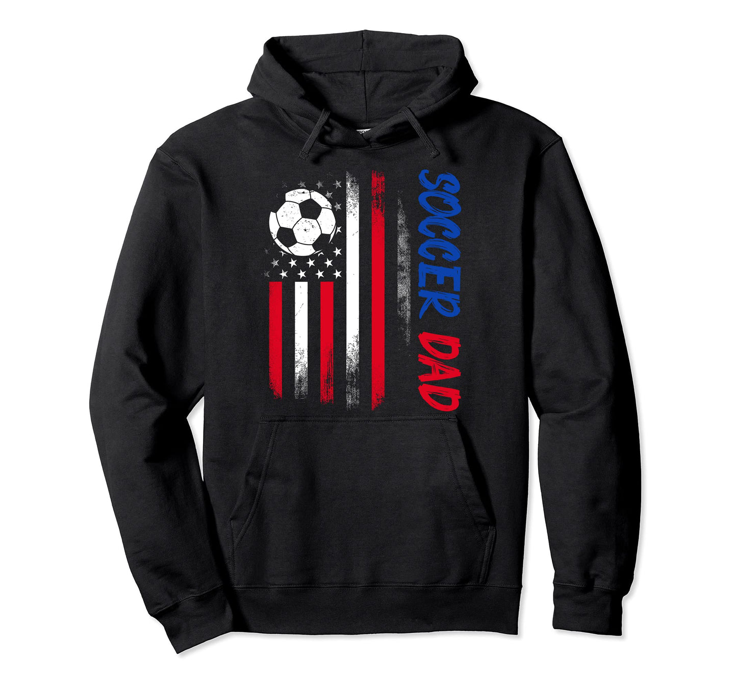 New First Time Dad To Be Soccer Daddy Hoodie - Aesthetic Graphic Men Women - T-Shirt, Sweatshirt, Hoodie
