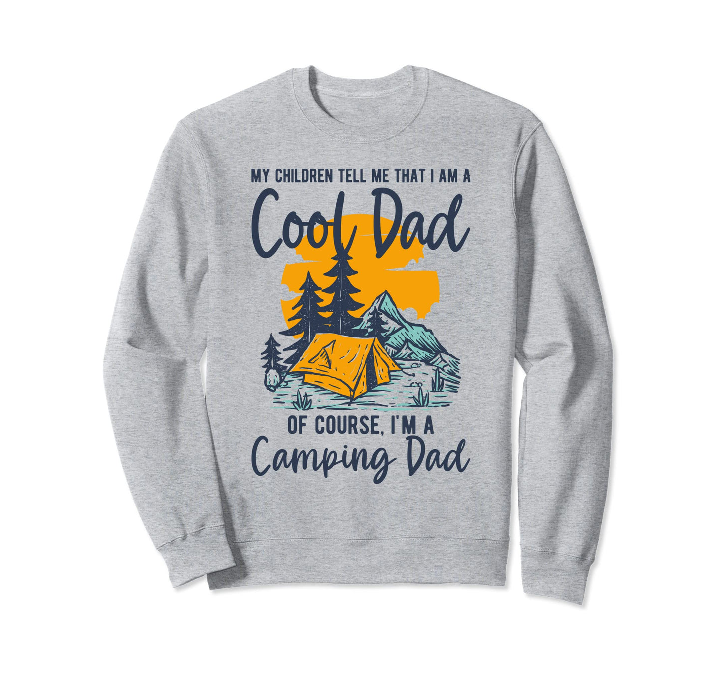 My Children Tell Me Im Dad Im Sweatshirt - Minimalist Print Men Women - T-Shirt, Sweatshirt, Hoodie