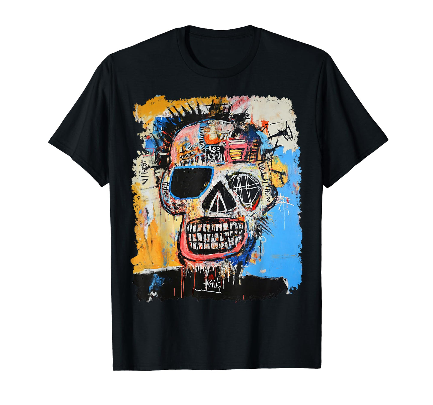 Pop Art Painting Graffiti 80S T-Shirt - Fun Novelty Design for Adults - T-Shirt, Sweatshirt, Hoodie