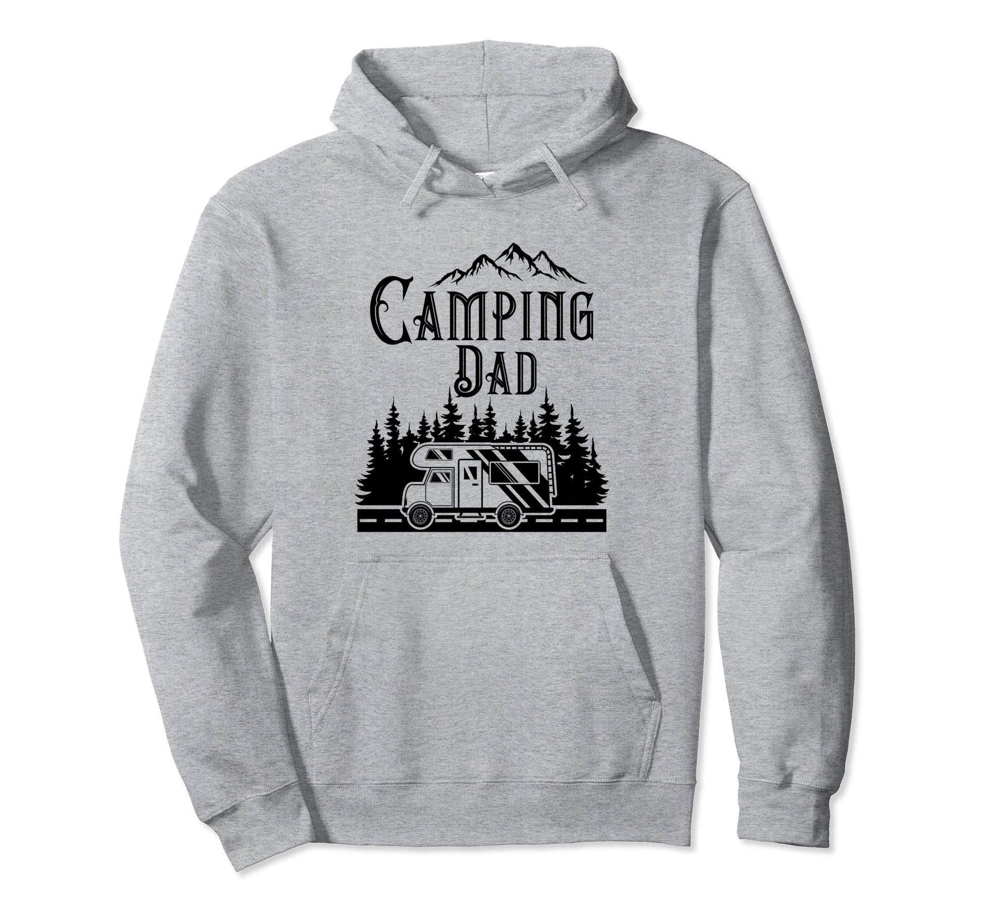 Funny Camper Wilderness Nature Adventures Hoodie - Minimalist Print Unisex - T-Shirt, Sweatshirt, Hoodie