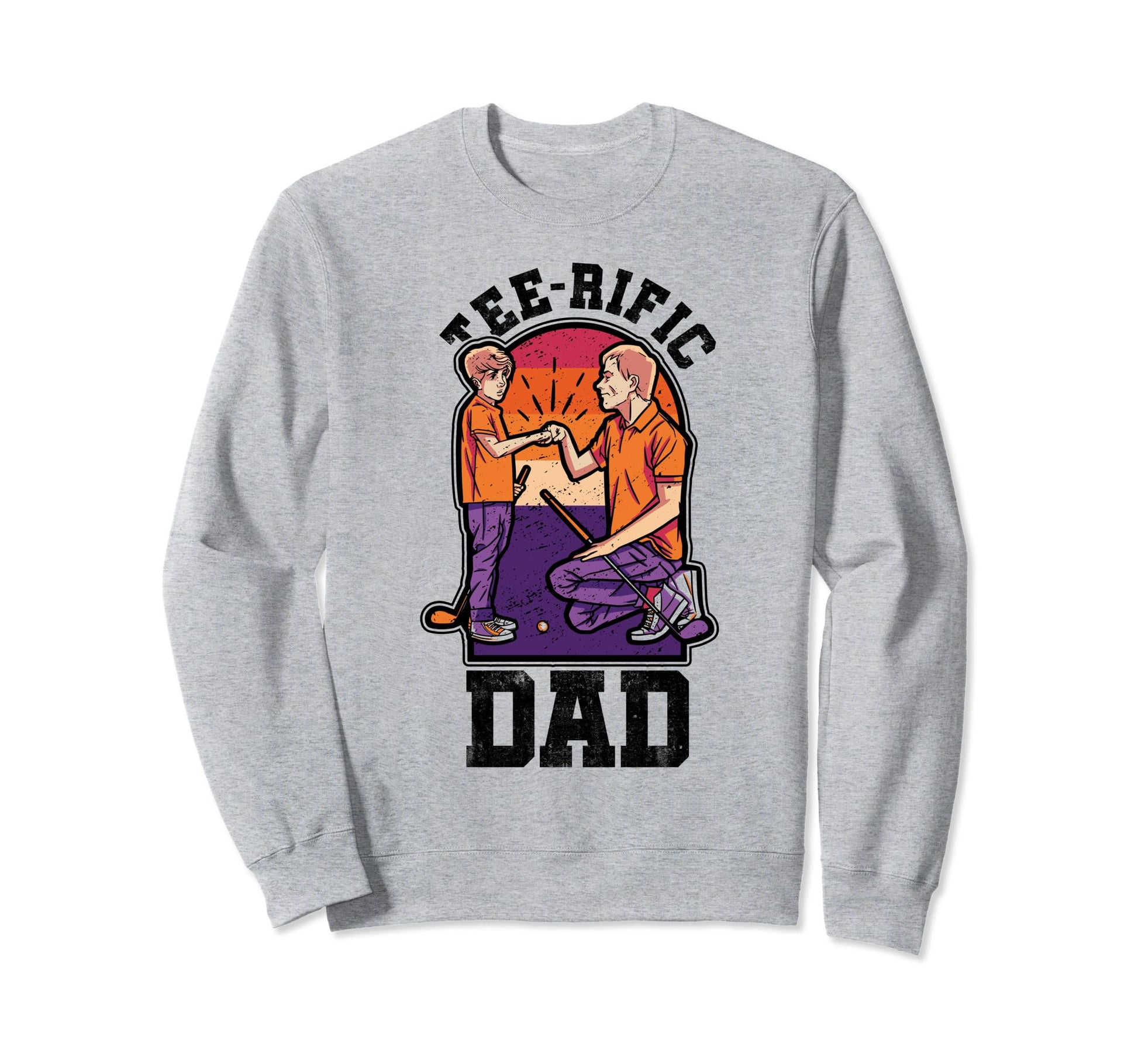 Rific Dad Club And Ball Sports Sweatshirt - Casual Everyday Wear Unisex - T-Shirt, Sweatshirt, Hoodie