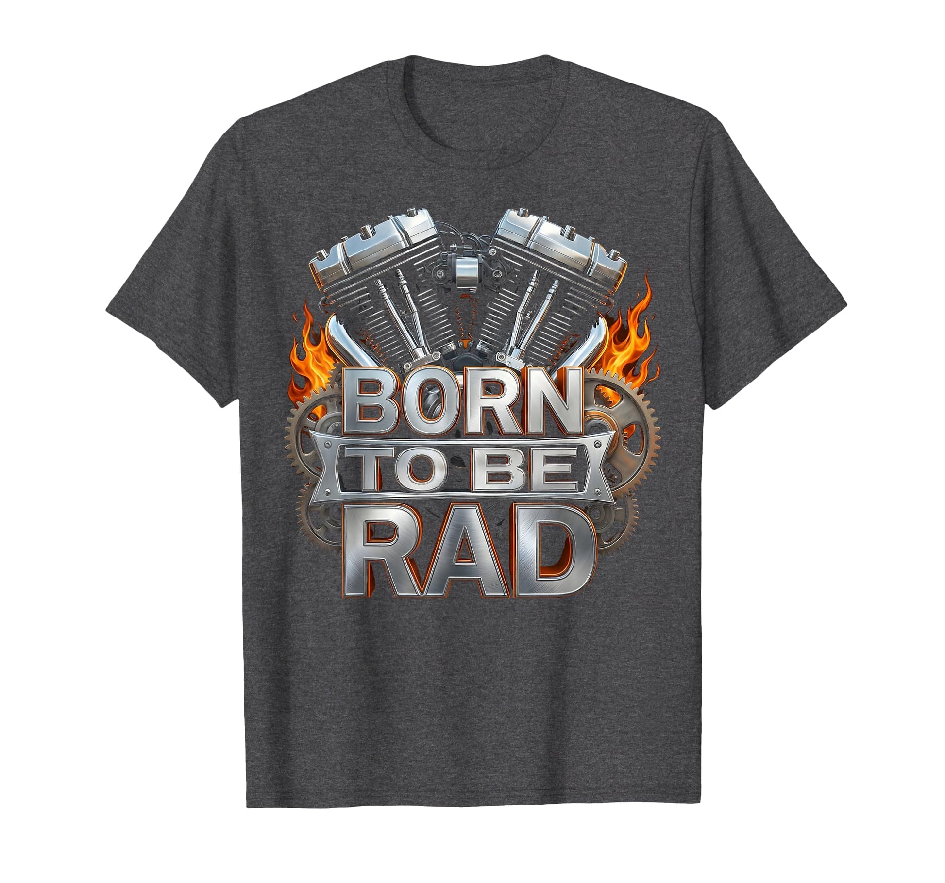 Born To Be Rad Dad T-Shirt - Graphic Print Unisex - T-Shirt, Sweatshirt, Hoodie