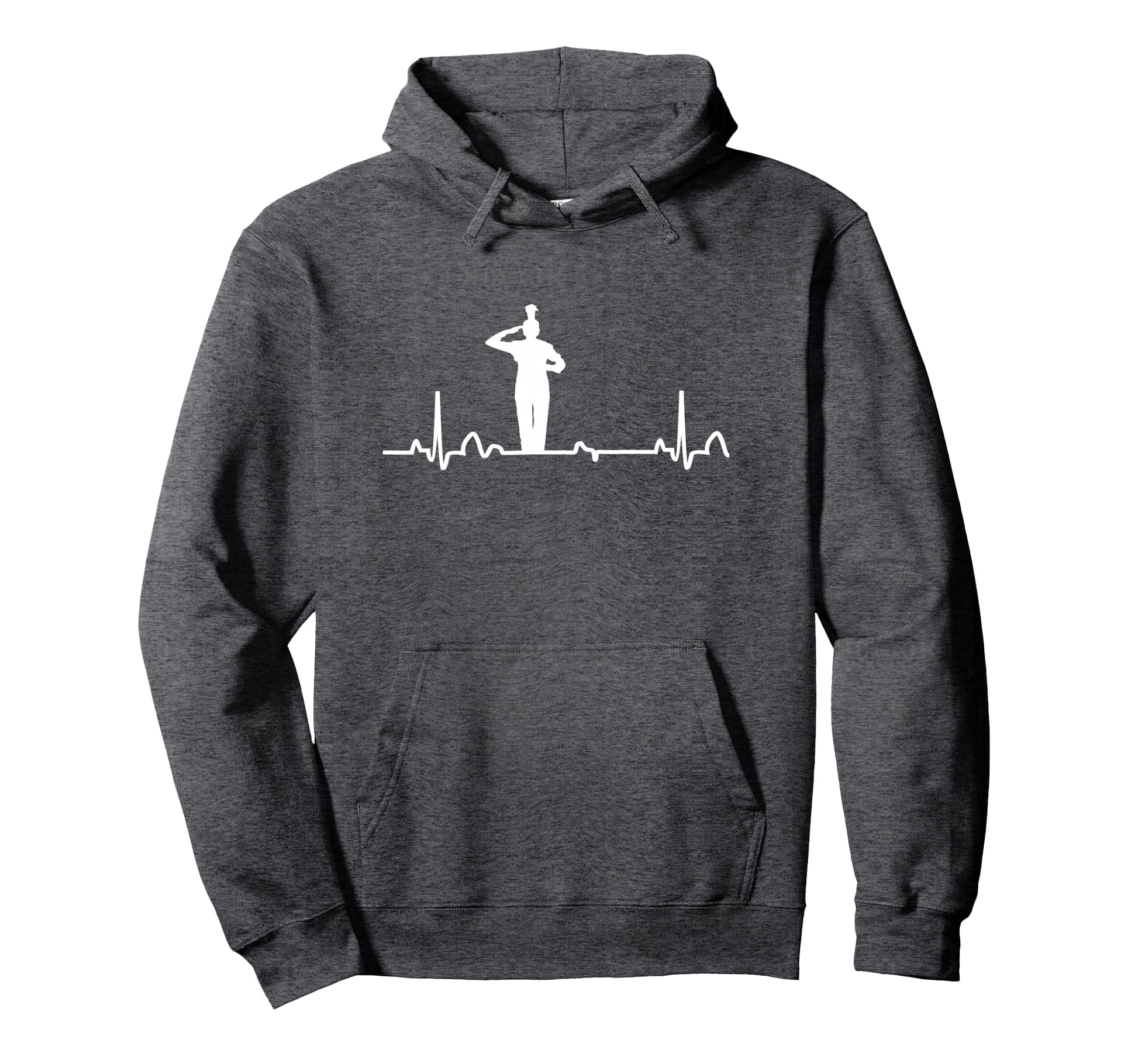 Drum Major Heartbeat Marching Band Hoodie - Custom Art Print Unisex - T-Shirt, Sweatshirt, Hoodie
