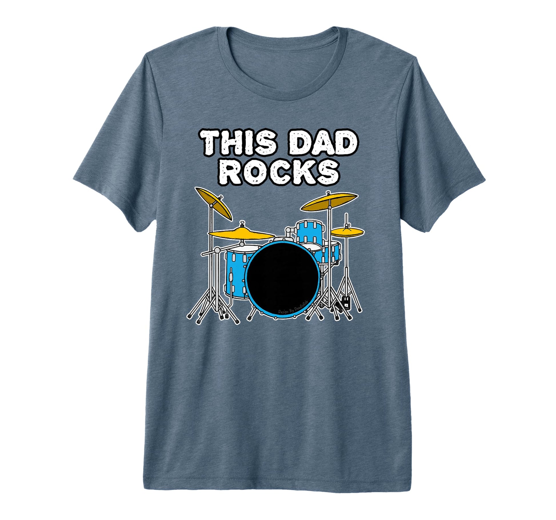 Mens Fathers Day Drums Dad Drummer This Dad T-Shirt - Graphic Print Unisex - T-Shirt, Sweatshirt, Hoodie