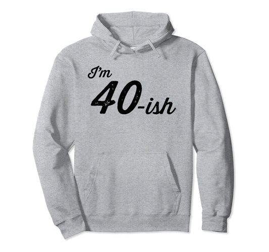 Birthday 40 Year Old Dad Husband Mom Hoodie - Minimalist Print Men Women - T-Shirt, Sweatshirt, Hoodie