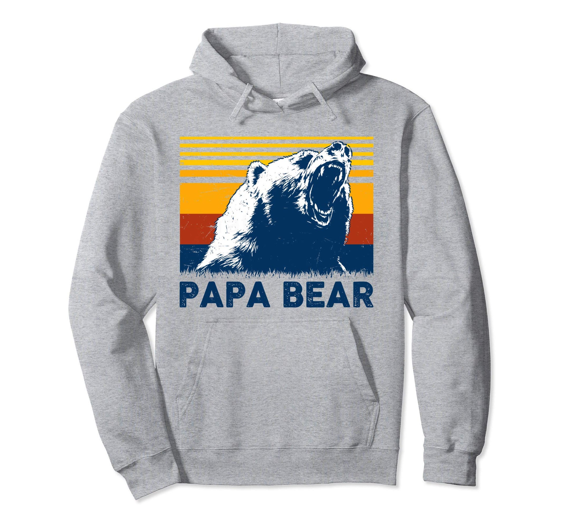 Papa Bear Funny Camping Camper Gift Dad Hoodie - Fun Novelty Design Unisex - T-Shirt, Sweatshirt, Hoodie