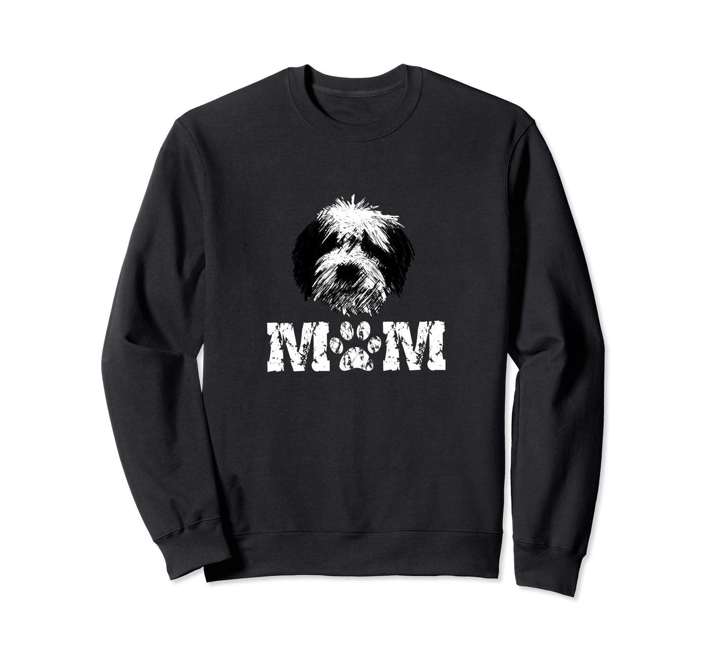 Sheepadoodle Mom Doodle Dog Sweatshirt - Unique Graphic for Adults - T-Shirt, Sweatshirt, Hoodie