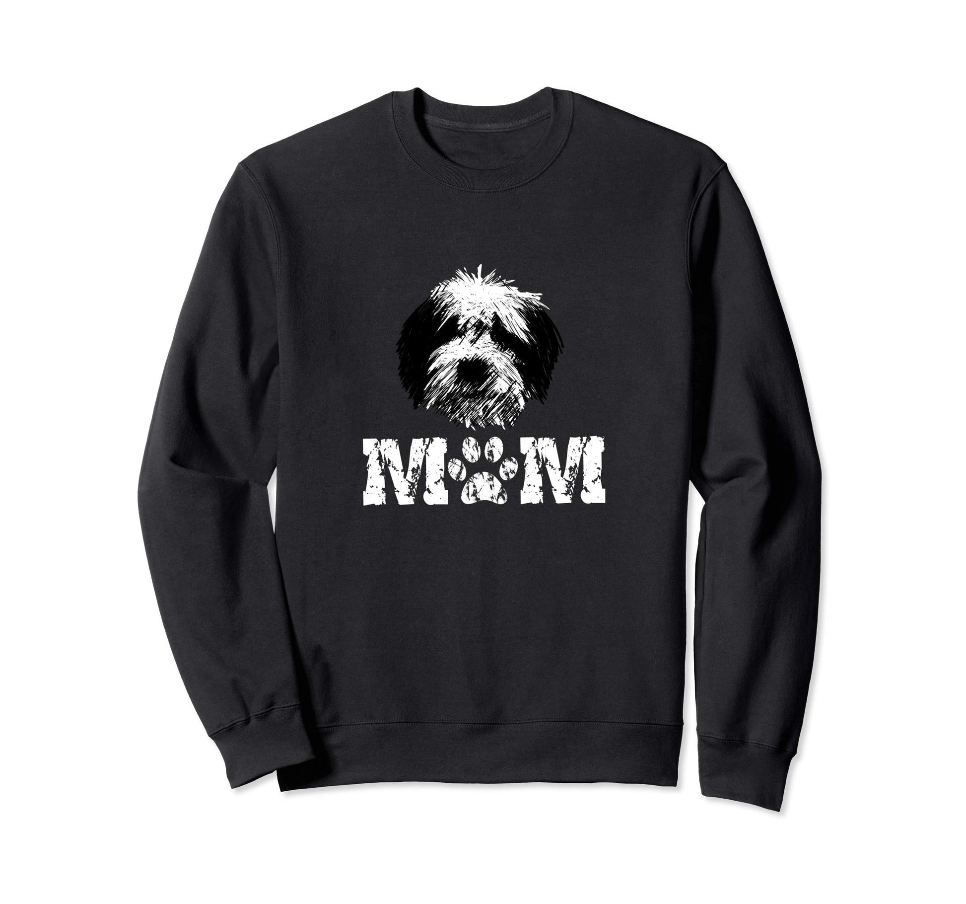 Sheepadoodle Mom Doodle Dog Sweatshirt - Unique Graphic for Adults - T-Shirt, Sweatshirt, Hoodie