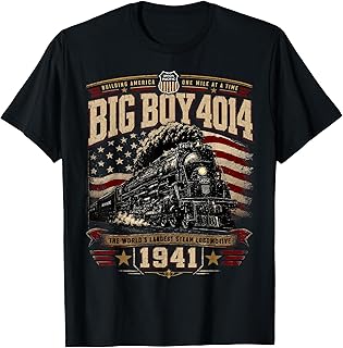 Big Boy 4014 Vintage Steam Locomotive Railroad Train Engine T-Shirt Unisex T-shirt, Sweatshirt, Hoodie, Long Sleeve Tee - T-Shirt, Sweatshirt, Hoodie