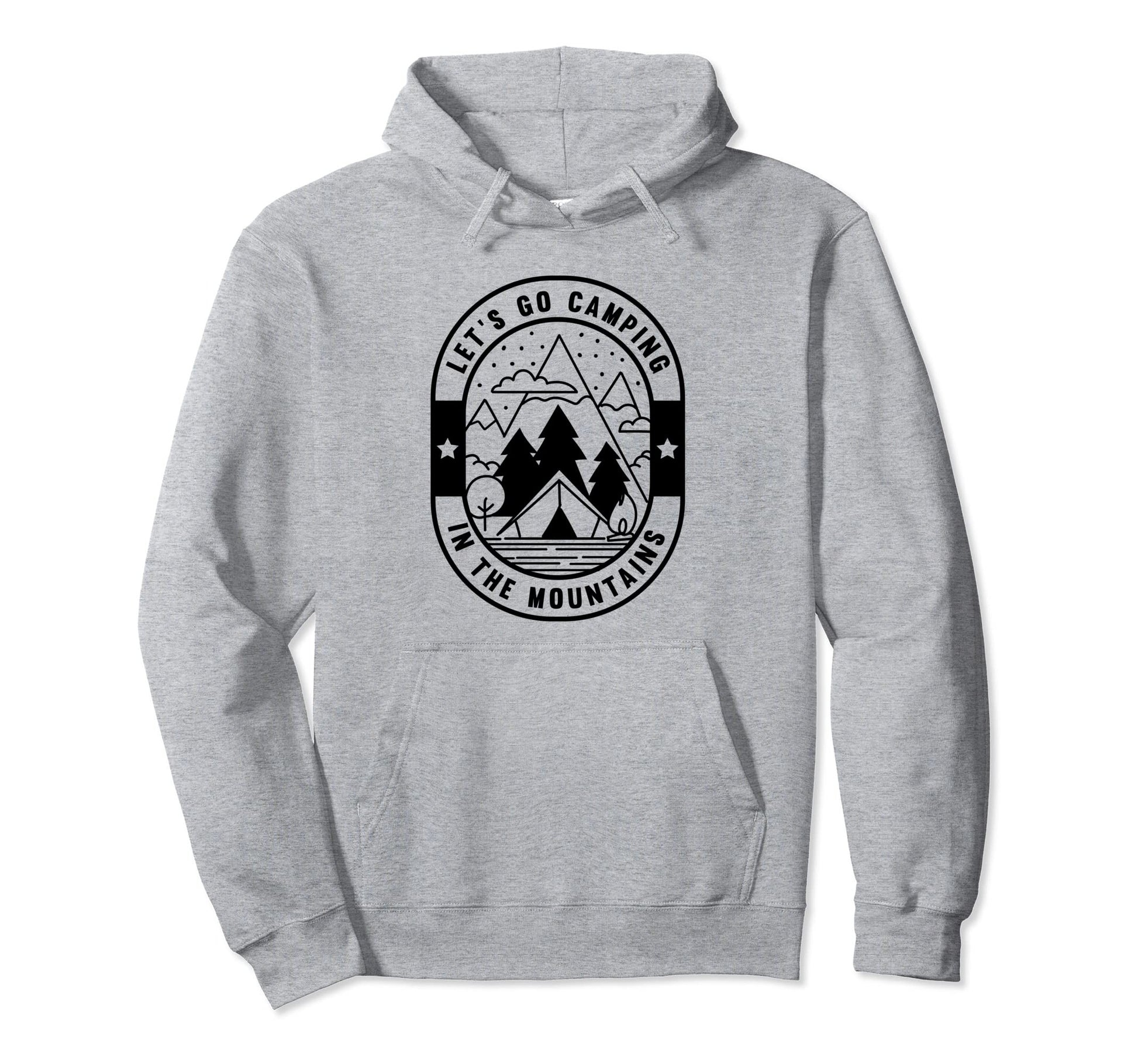 Outdoor Wildlife Camping Adventure Hoodie - Minimalist Print Men Women - T-Shirt, Sweatshirt, Hoodie