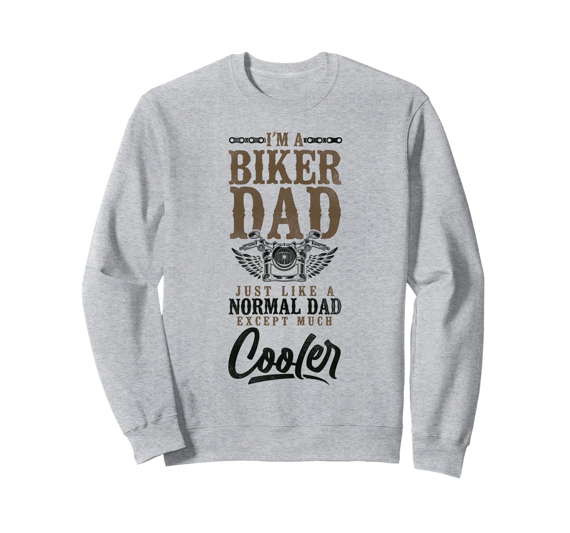 Motorcycle Biker Dad Im Biker Sweatshirt - Aesthetic Graphic for Adults - T-Shirt, Sweatshirt, Hoodie