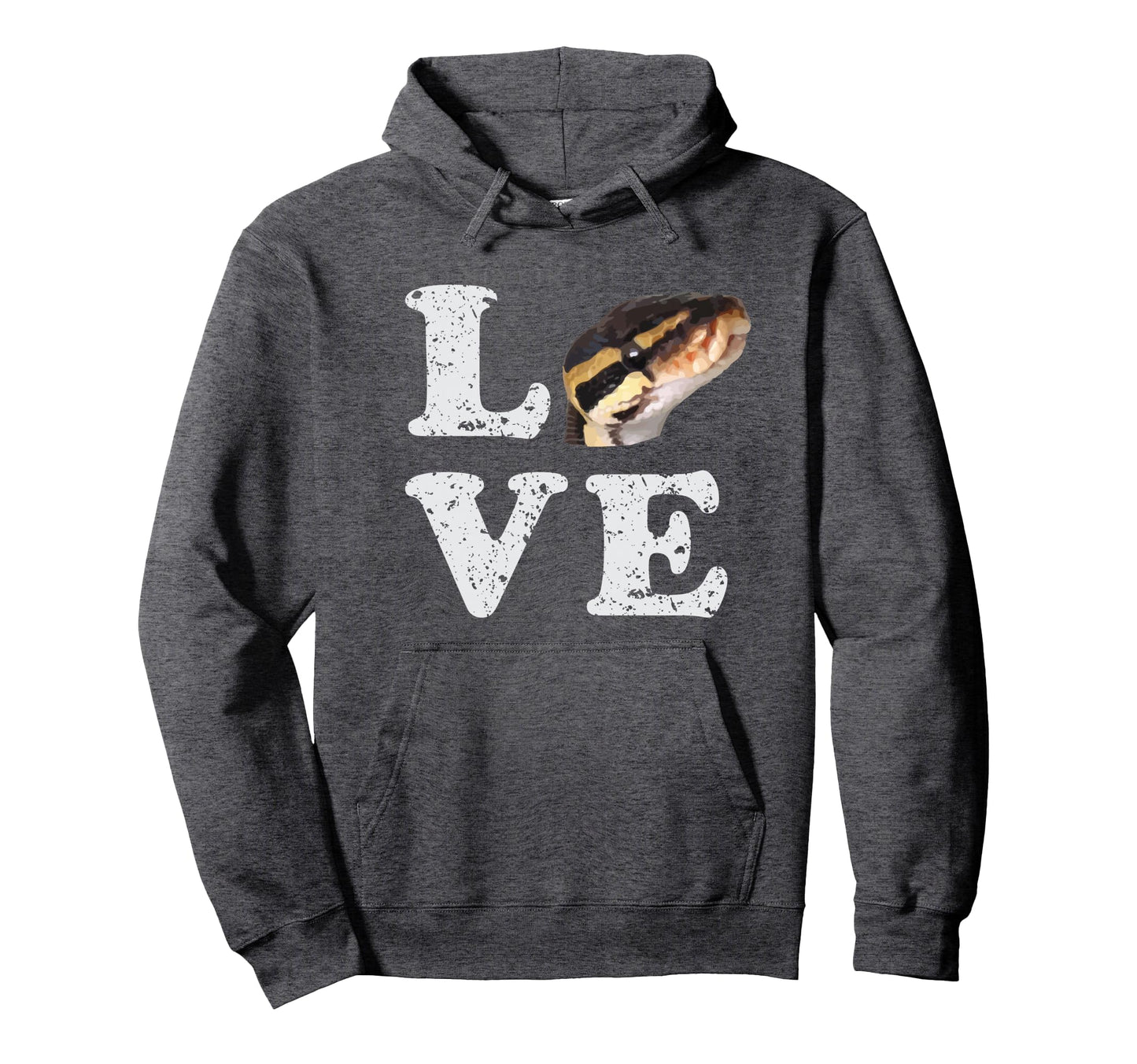 I Love My Ball Python Pet Snake Hoodie - Casual Everyday Wear Men Women - T-Shirt, Sweatshirt, Hoodie
