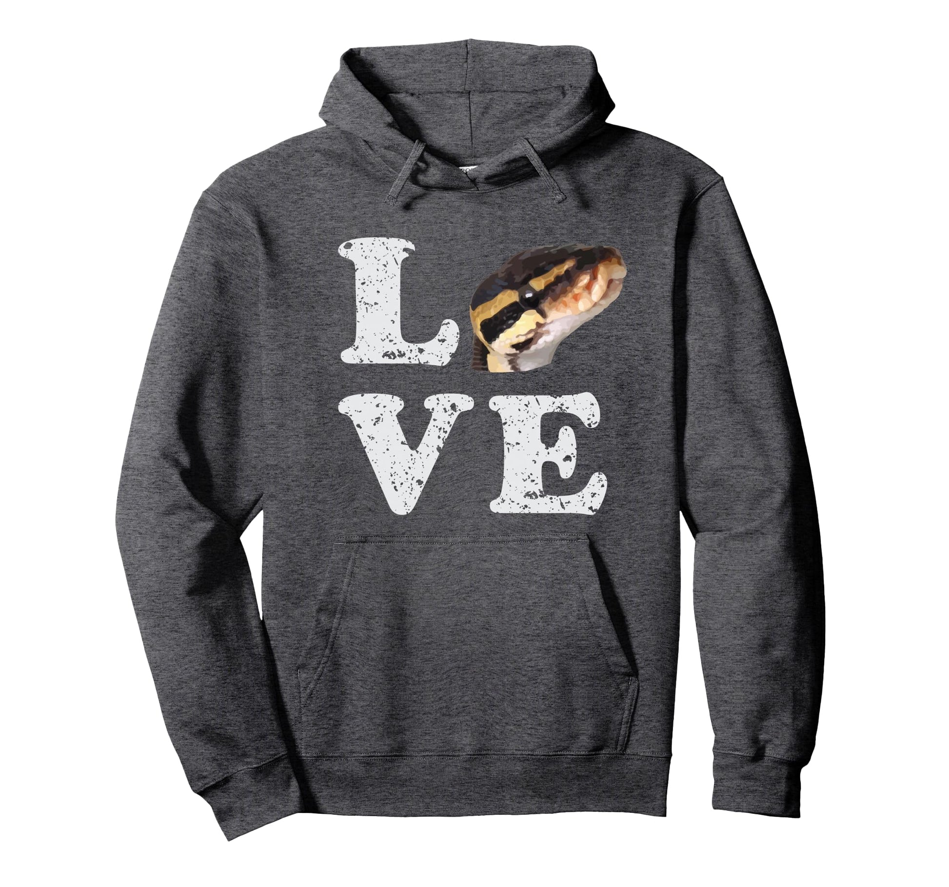 I Love My Ball Python Pet Snake Hoodie - Casual Everyday Wear Men Women - T-Shirt, Sweatshirt, Hoodie
