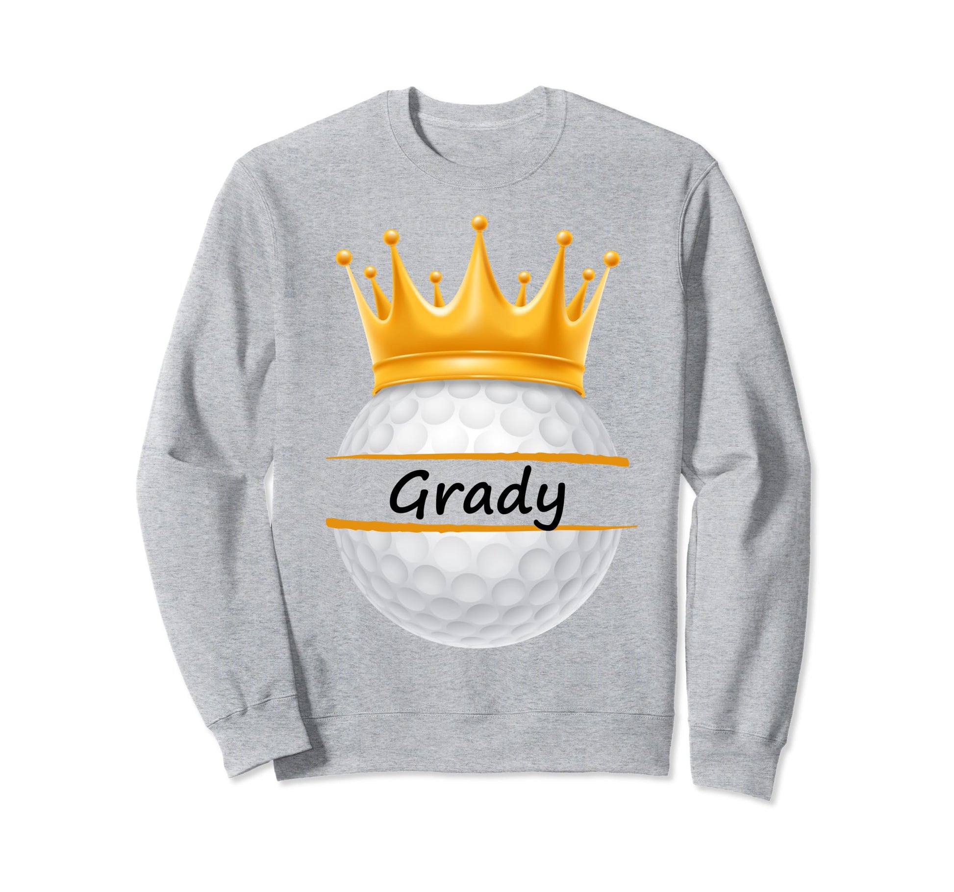 Novelty Golf Personalized Name Grady Sweatshirt - Graphic Print Unisex - T-Shirt, Sweatshirt, Hoodie