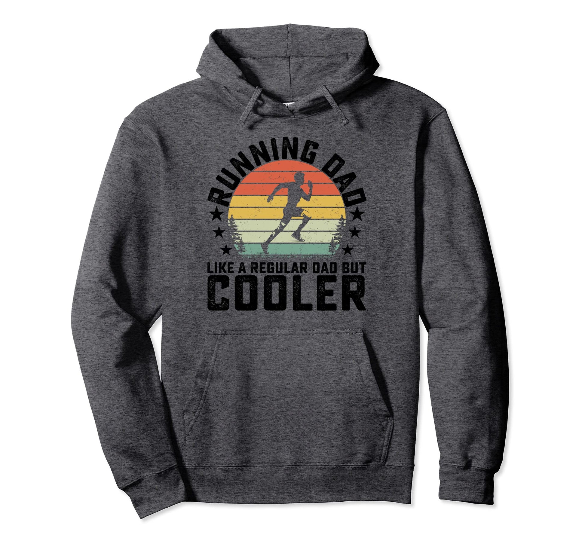 Running Dad Like Regular Dad But Cooler Hoodie - Novelty Apparel Unisex - T-Shirt, Sweatshirt, Hoodie
