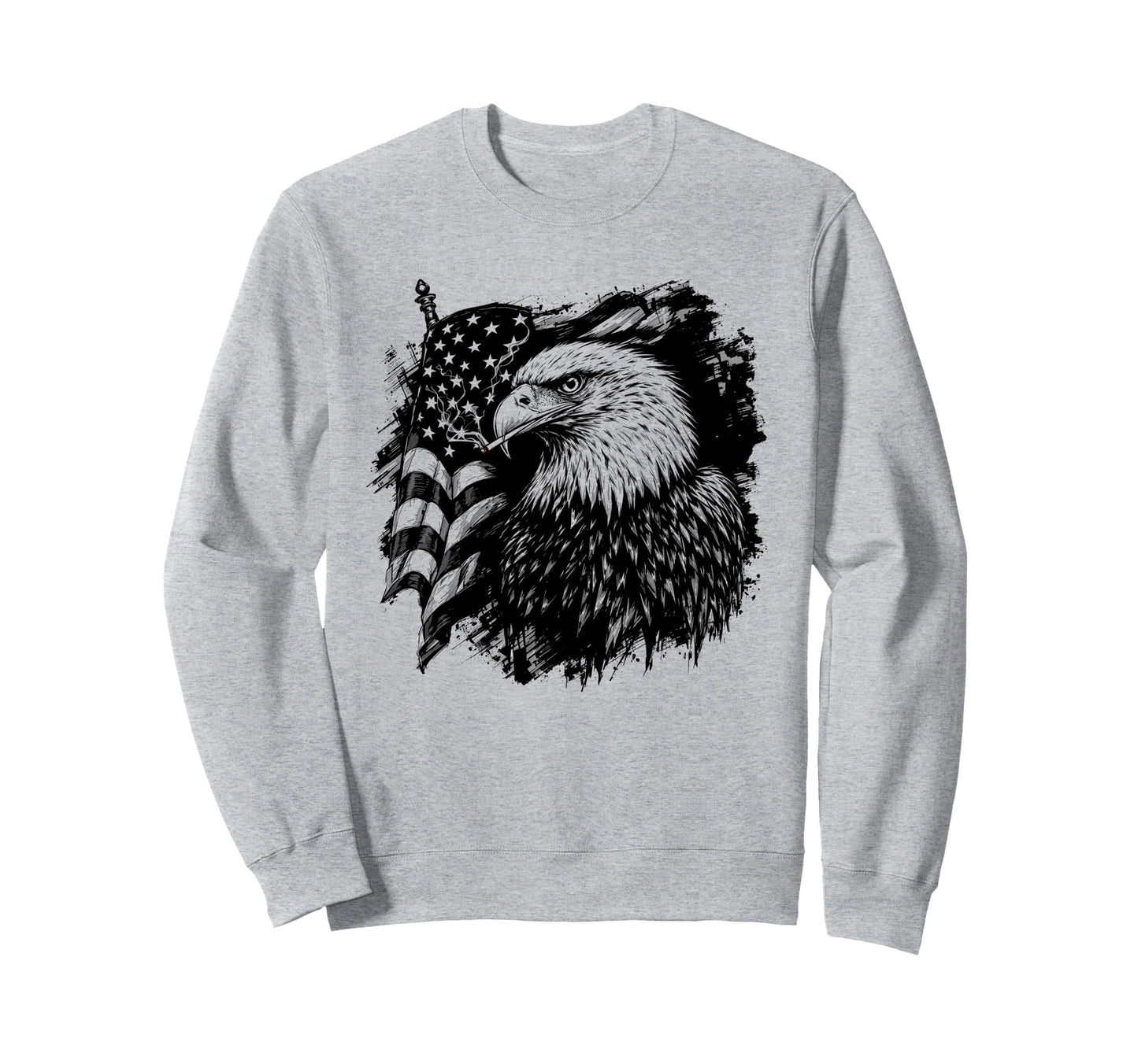 Eagle Patriotic 4Th July Motorcycle Sweatshirt - Aesthetic Graphic Unisex - T-Shirt, Sweatshirt, Hoodie