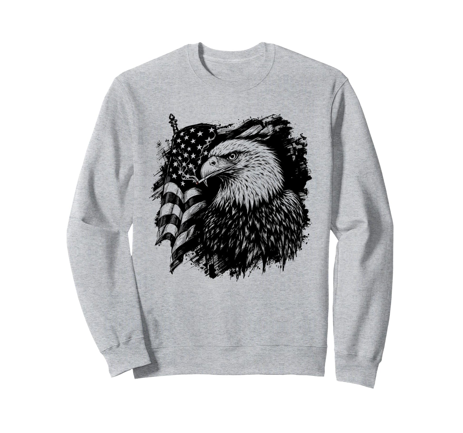 Eagle Patriotic 4Th July Motorcycle Sweatshirt - Aesthetic Graphic Unisex - T-Shirt, Sweatshirt, Hoodie